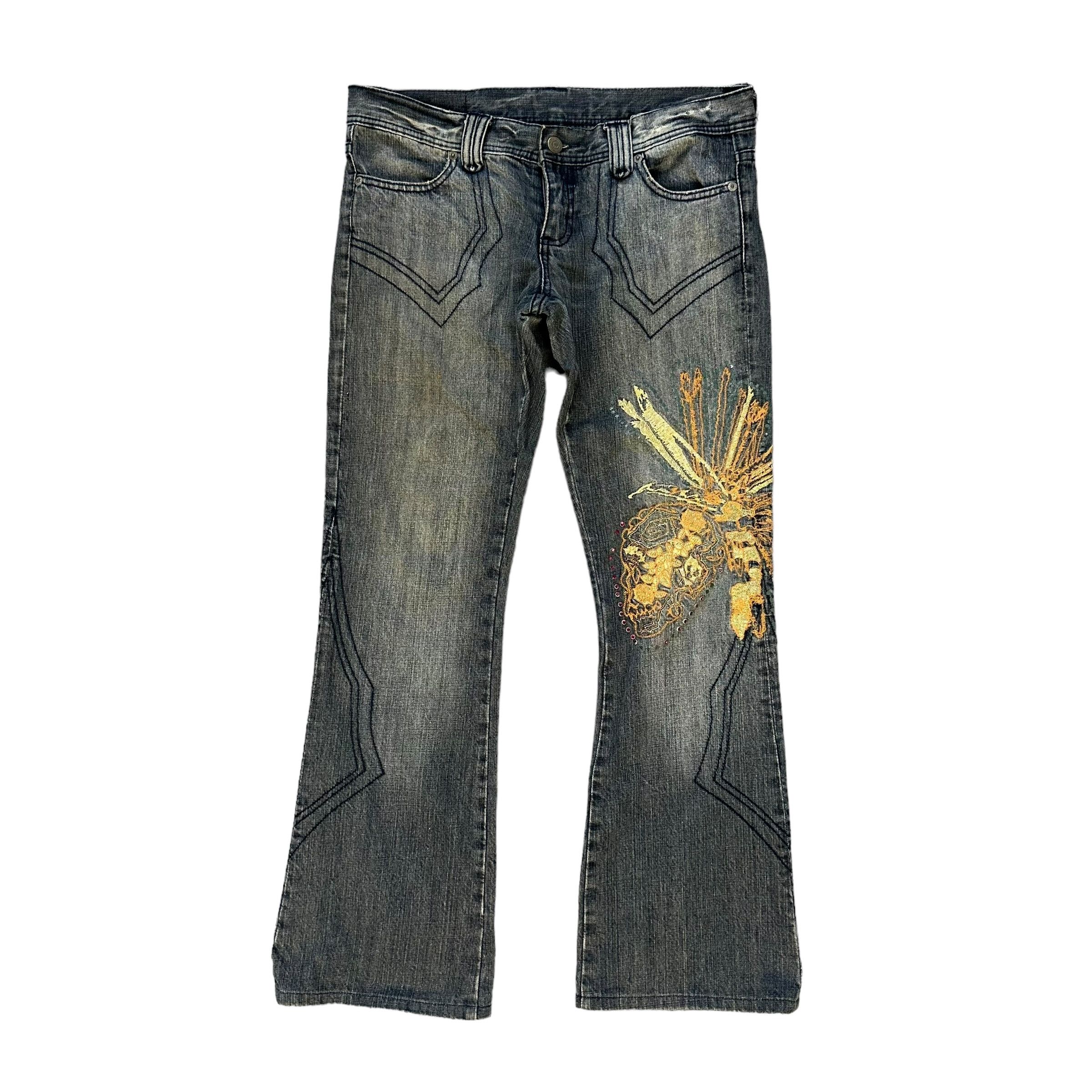 Japanese Brand TORNADO MART Very Nice Design Jeans Denim Pant #A44-1018 Size 33" - 1 Thumbnail