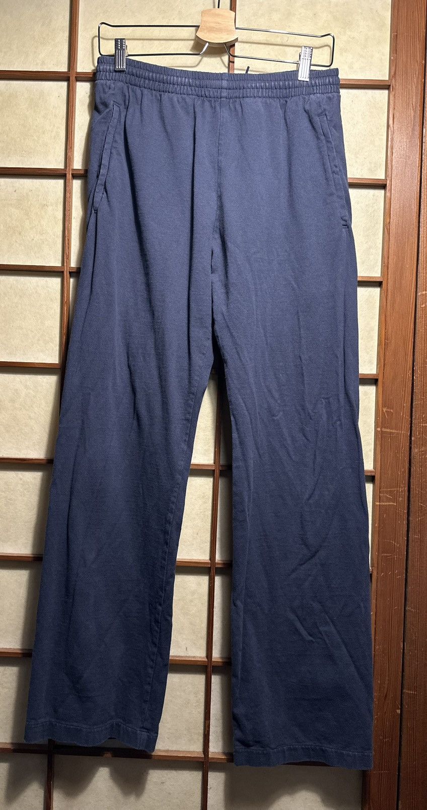 Gap × Yeezy Yeezy x Gap Navy Blue Lounge Pants Size US 32 / EU 48 - 1 Thumbnail