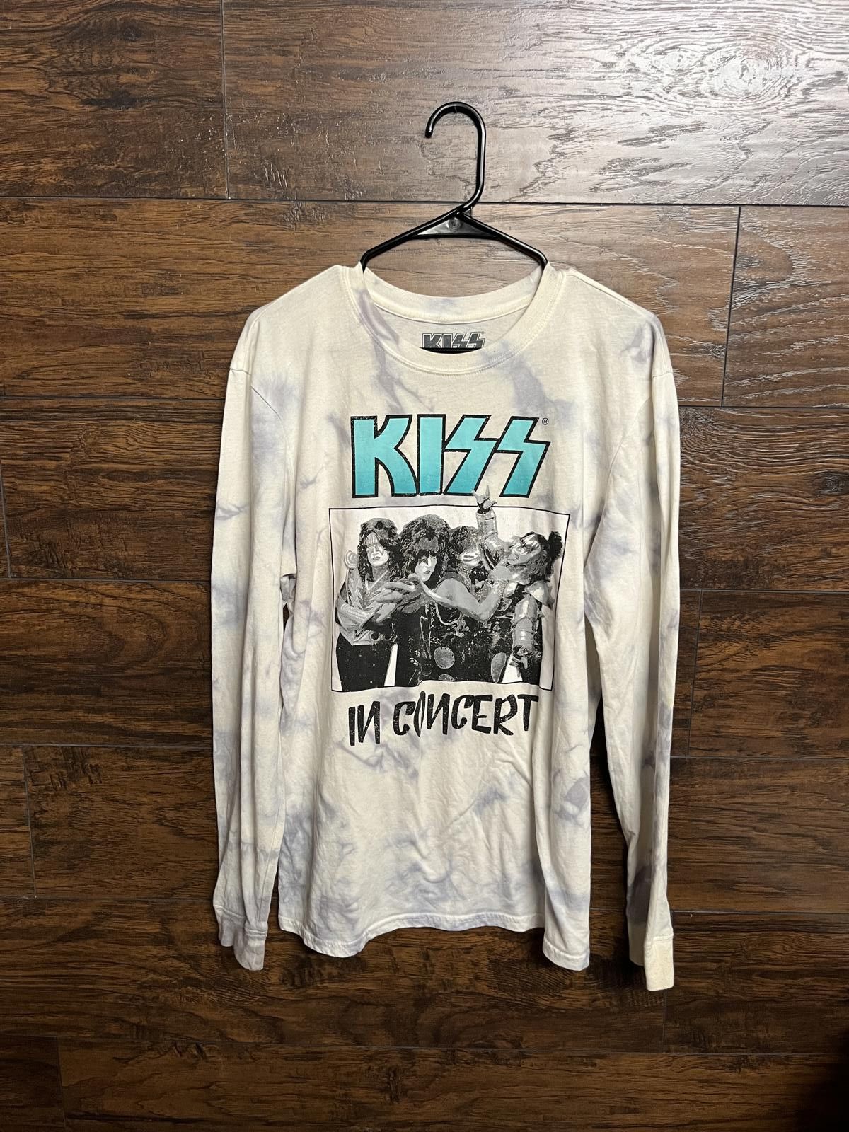 Designer KISS in concert Long Sleeve Tie Dye T-shirt - M Size US M / EU 48-50 / 2 - 1 Thumbnail