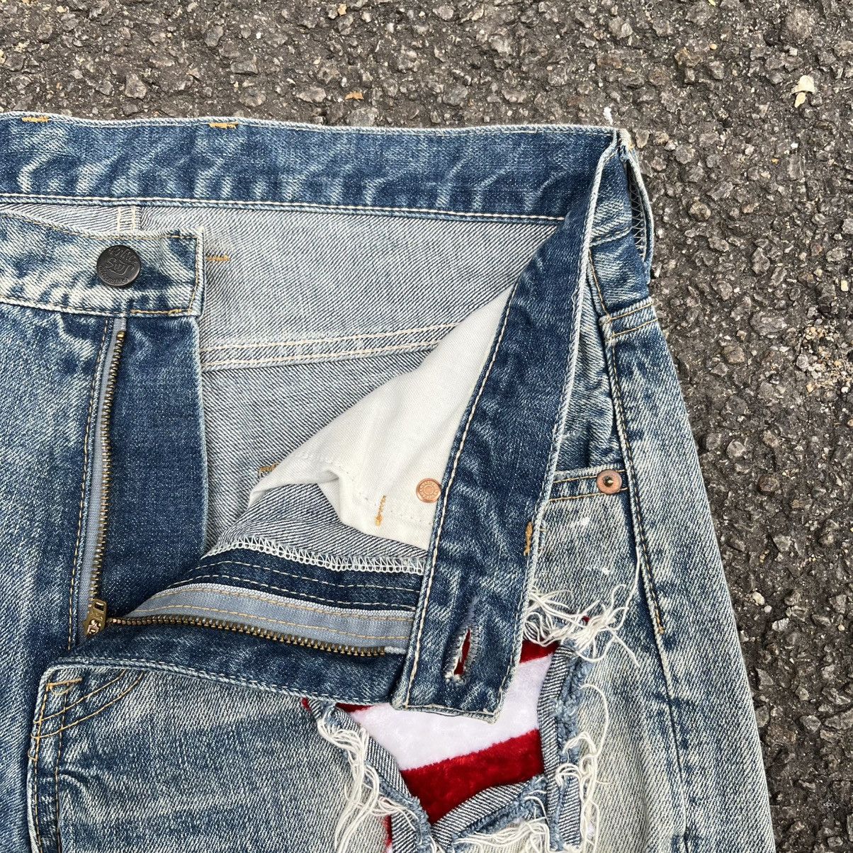Hysteric Glamour Distressed Denim Thrashed Punk RNA Sweats & Bloods Jeans Size US 30 / EU 46 - 7 Thumbnail