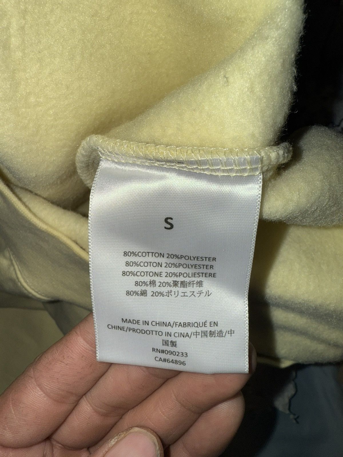 Essentials × Fear of God Essential fear of God, Canary hoodie Size US S / EU 44-46 / 1 - 4 Thumbnail