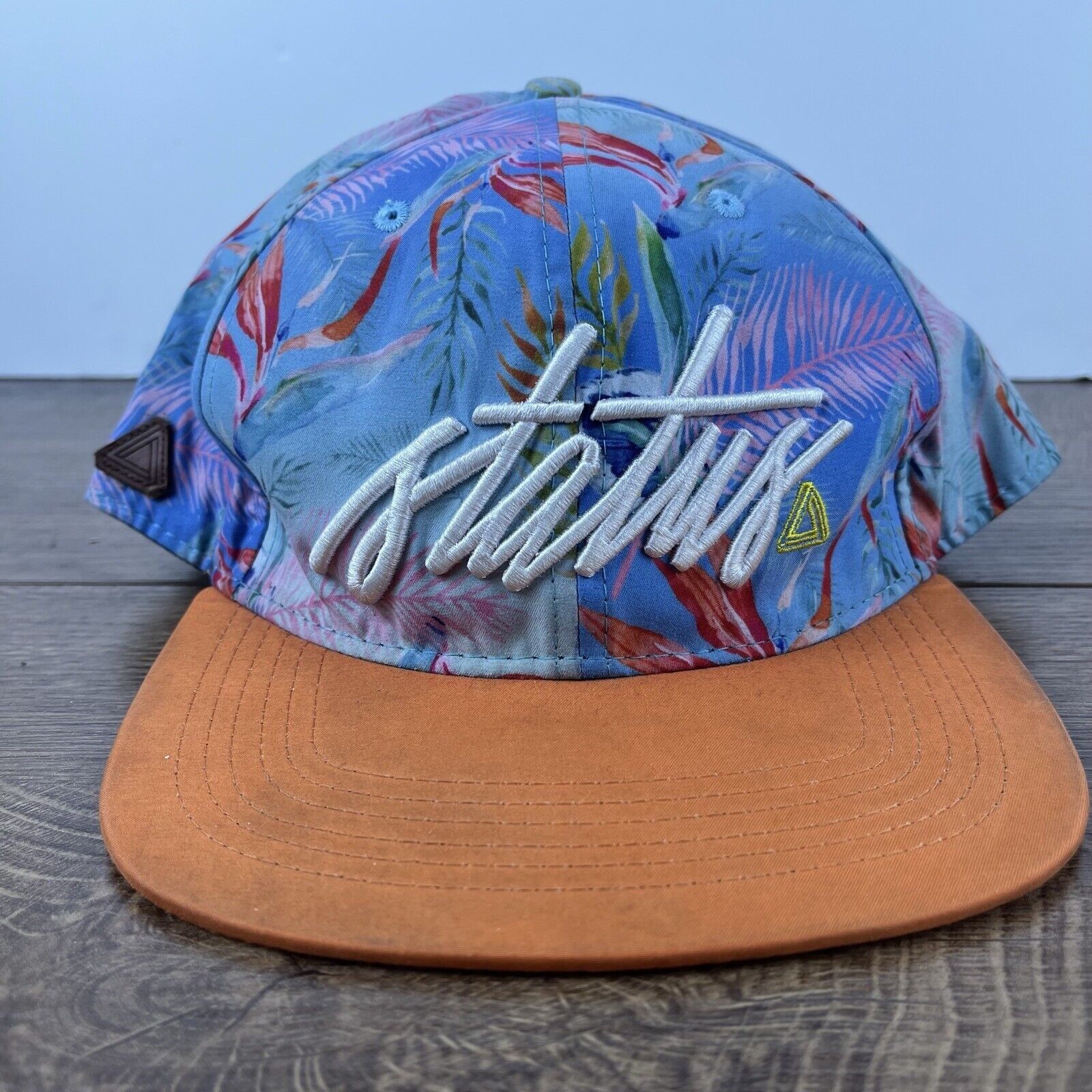 Other Status Hat Orange Blue Snapback Hat Blue Adjustable Hat Adul Size ONE SIZE - 1 Thumbnail