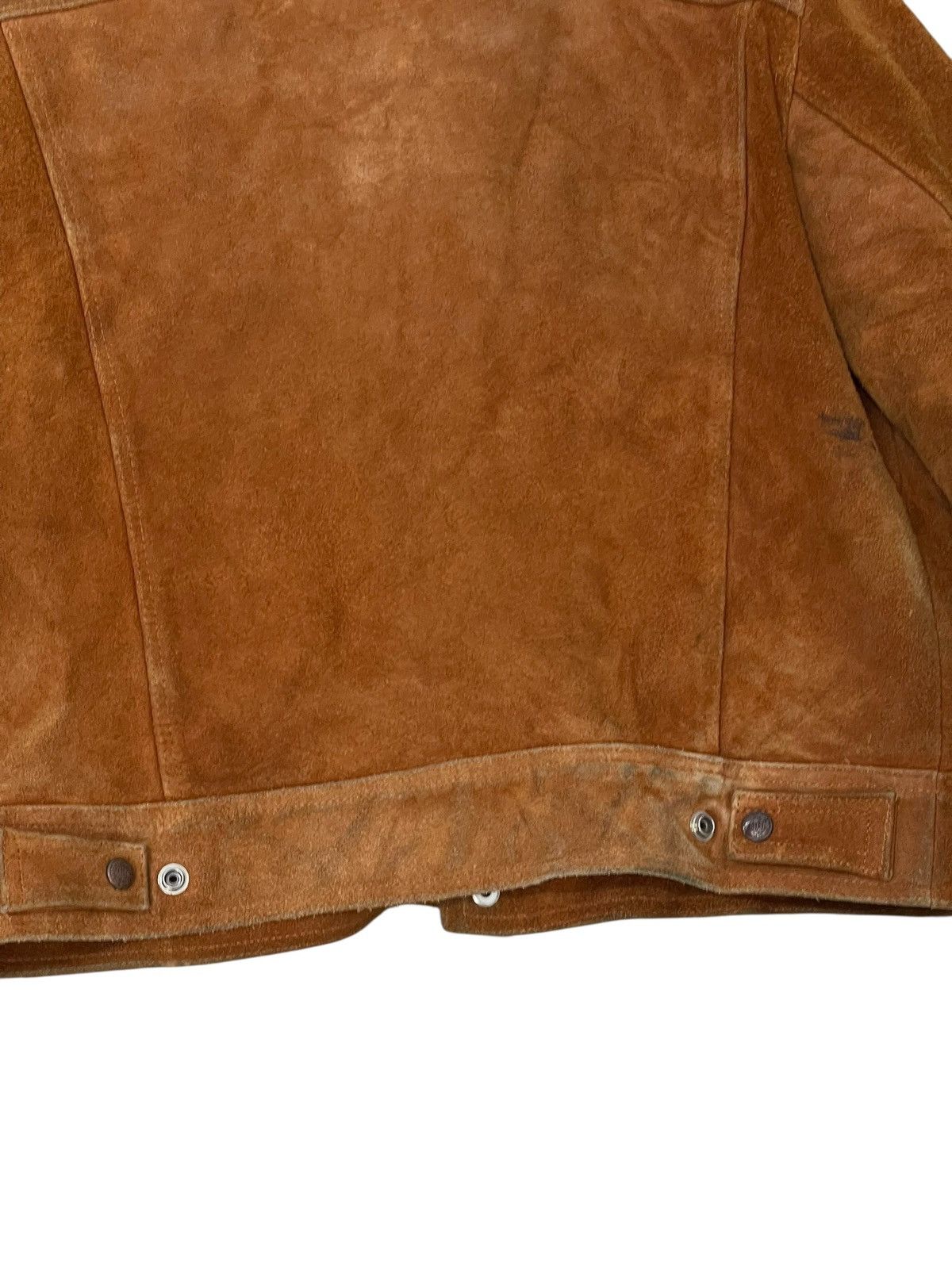 Vintage Suede Leather Jacket Vtg 90s Jordache Trucker Style 7🟩0 Size US M / EU 48-50 / 2 - 12 Thumbnail