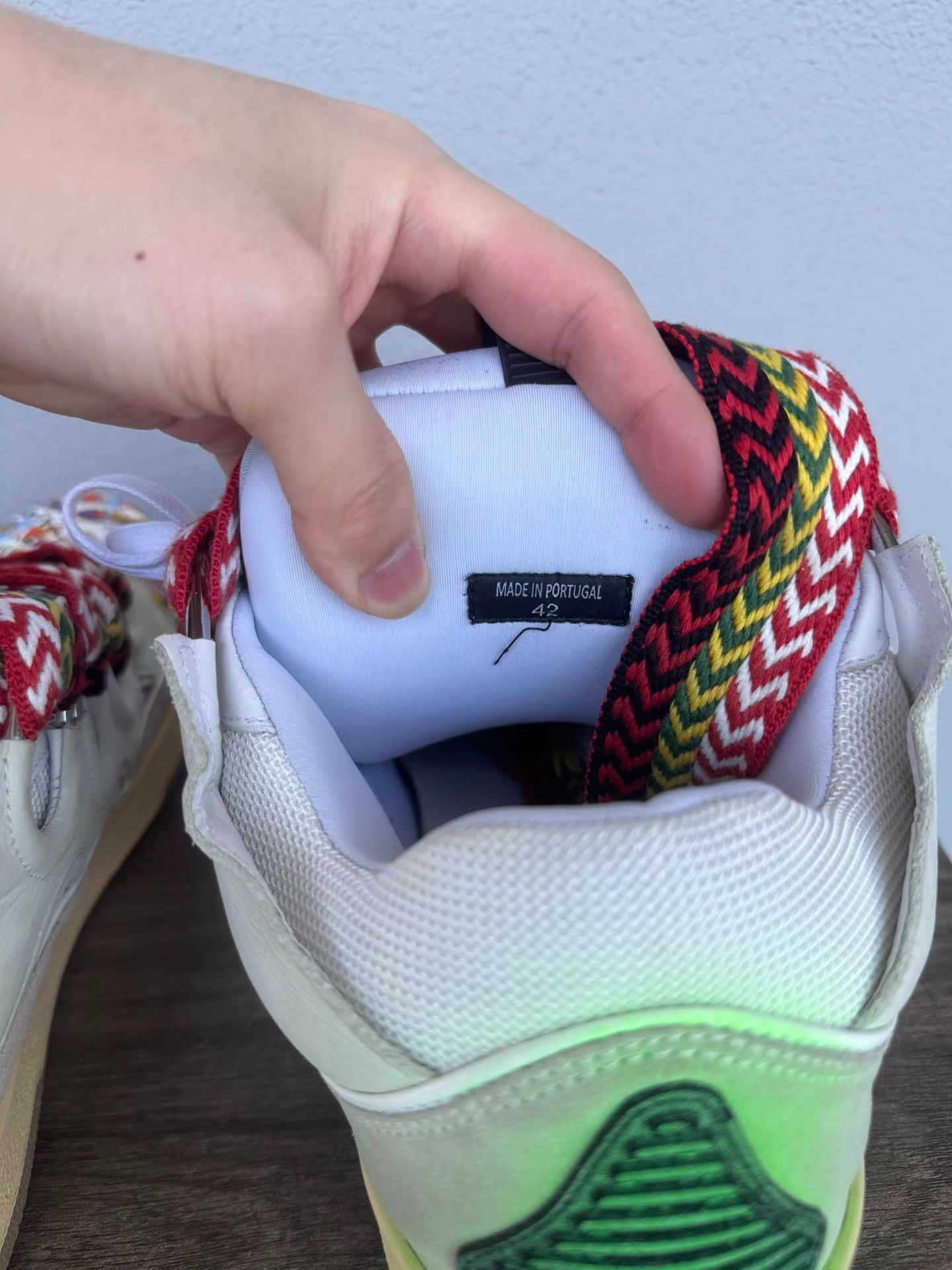 Lanvin Lanvin × Gallery Dept. Curb Paint Drip Sneakers K6 Size US 9 / EU 42 - 9 Thumbnail