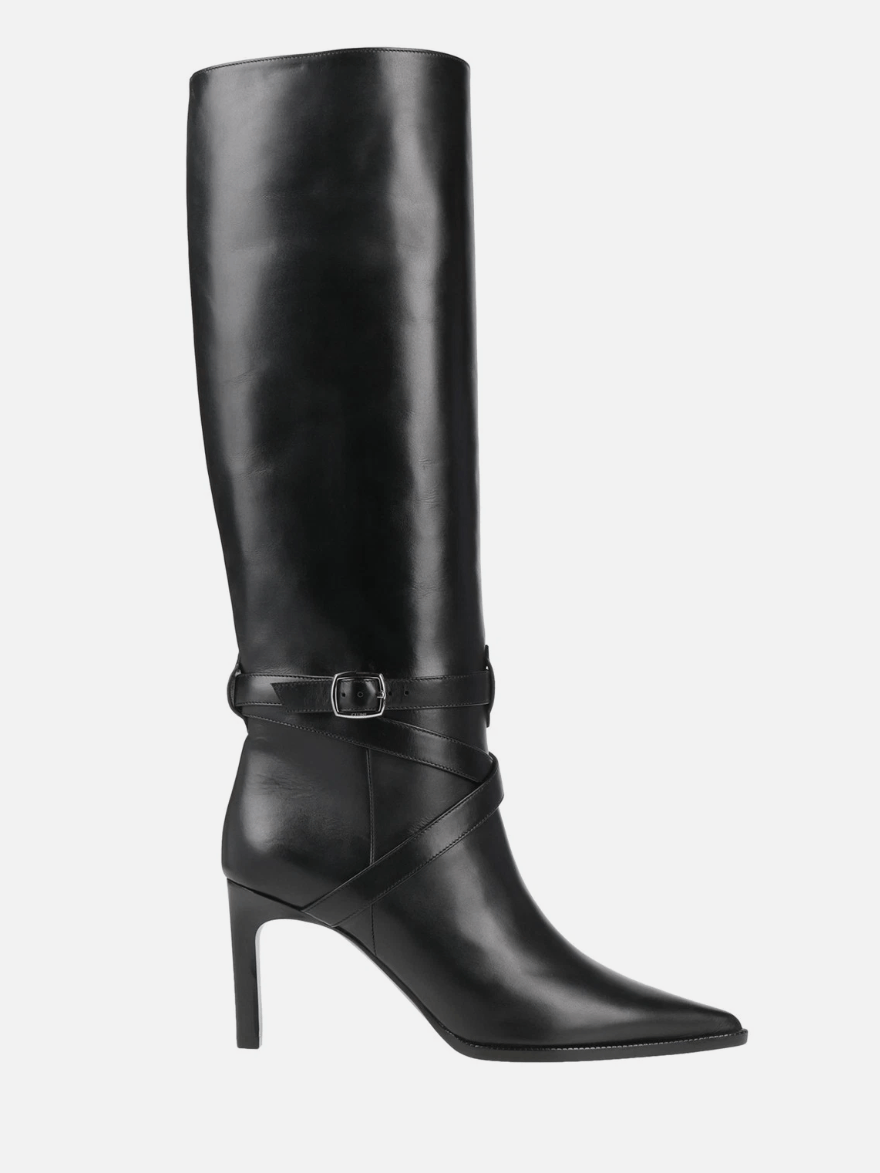 Celine CELINE High Boot 80 Leather Knee Boots Size US 10 / IT 40 - 1 Thumbnail