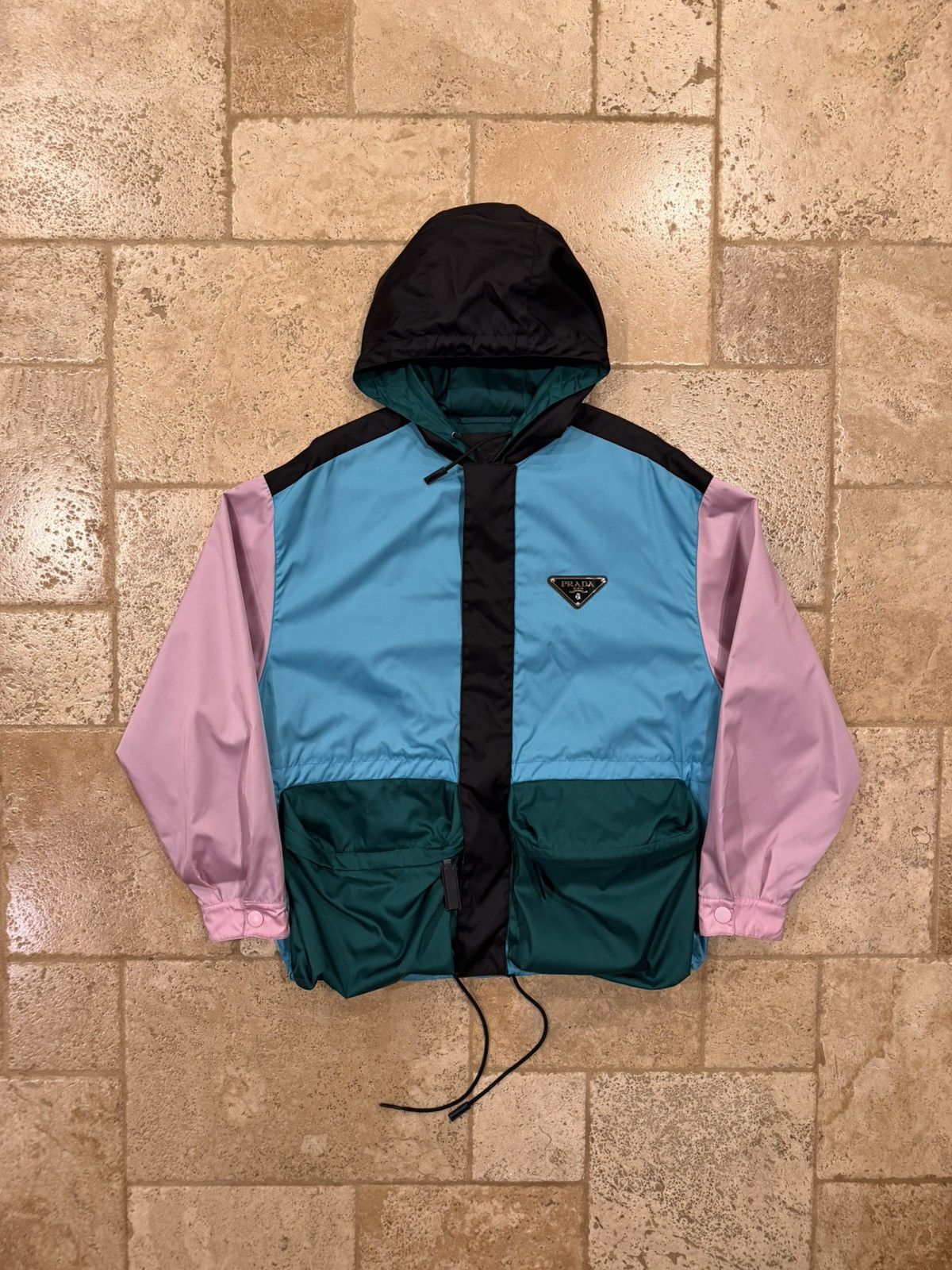 Prada PRADA Nylon Zip Up Jacket Art SGA638 | Grailed