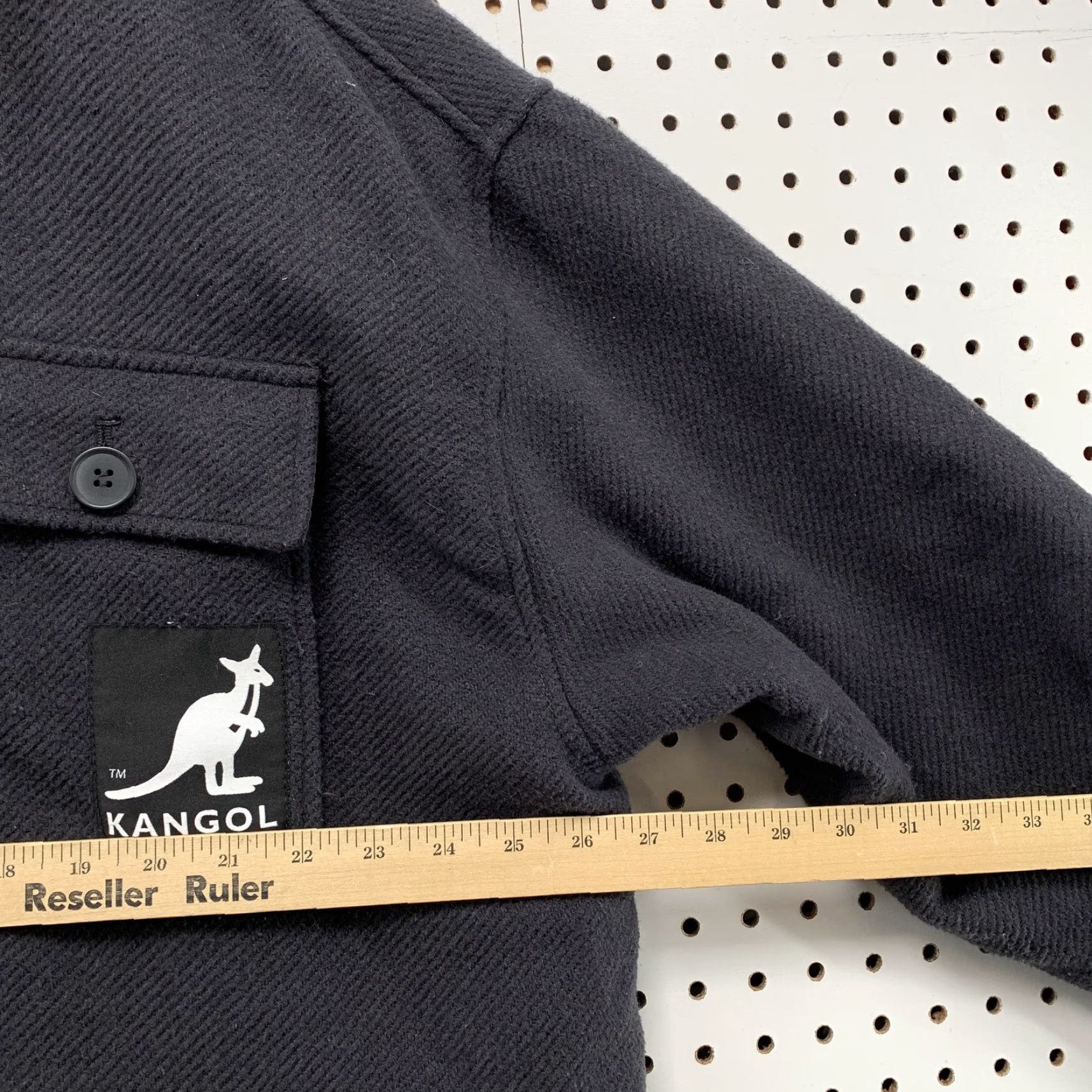 Kangol Kangol H&M Jacket Black Large Button Up Shacket Collared Pockets Men L Size Polyester Jacket Size US L / EU 52-54 / 3 - 4 Thumbnail