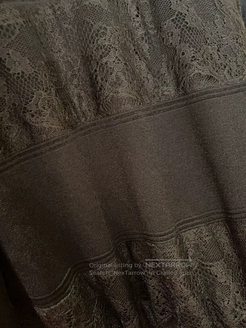 Valentino Valentino Black lace knit patchwork dress Size S / US 4 / IT 40 - 4 Thumbnail