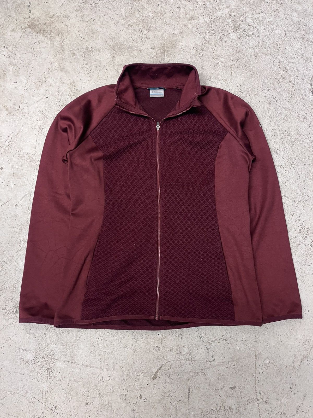 Columbia Wine red columbia fleece zip-up jacket Size L / US 10 / IT 46 - 2 Thumbnail