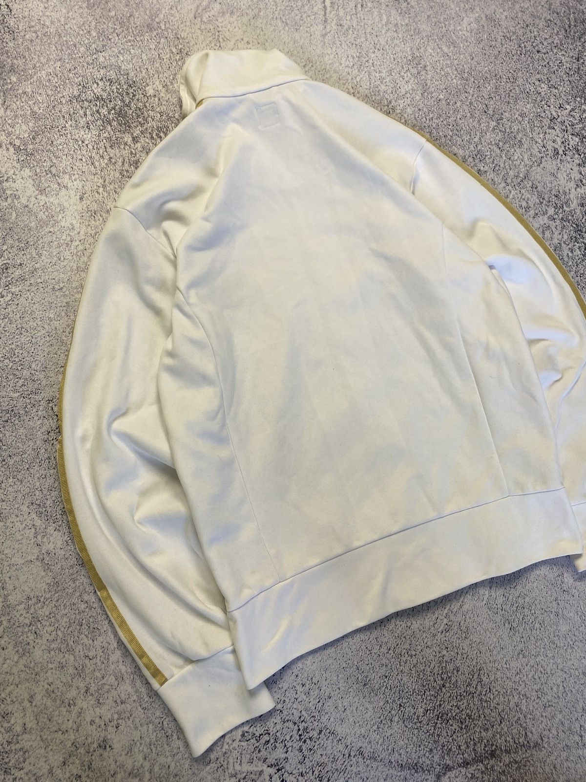 Adidas × Vintage Vintage Adidas Trefoil Gold Logo Rare Track Jacket Y2K Size US L / EU 52-54 / 3 - 8 Thumbnail