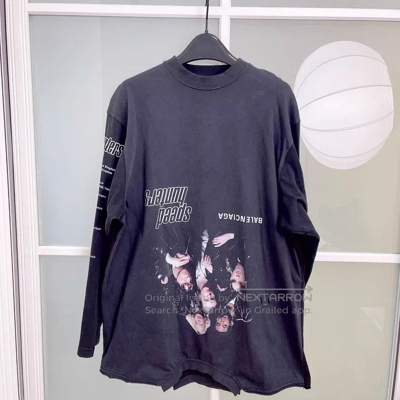Balenciaga Balenciaga Logo Letter Speed Hunter Print Inverted Short S Size US S / EU 44-46 / 1 - 1 Thumbnail
