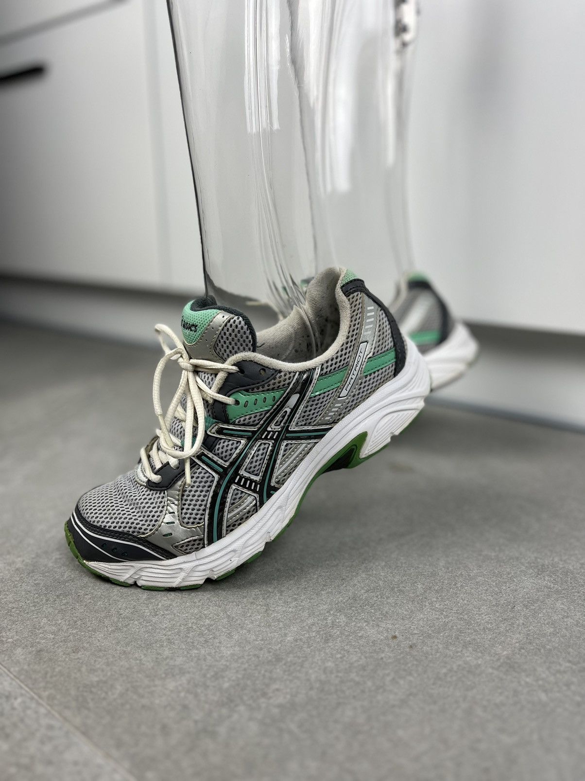 Asics Patriot T1G7N Woman Low Top Sneakers Shoes Running in Grey, Women's (Size 6.5)