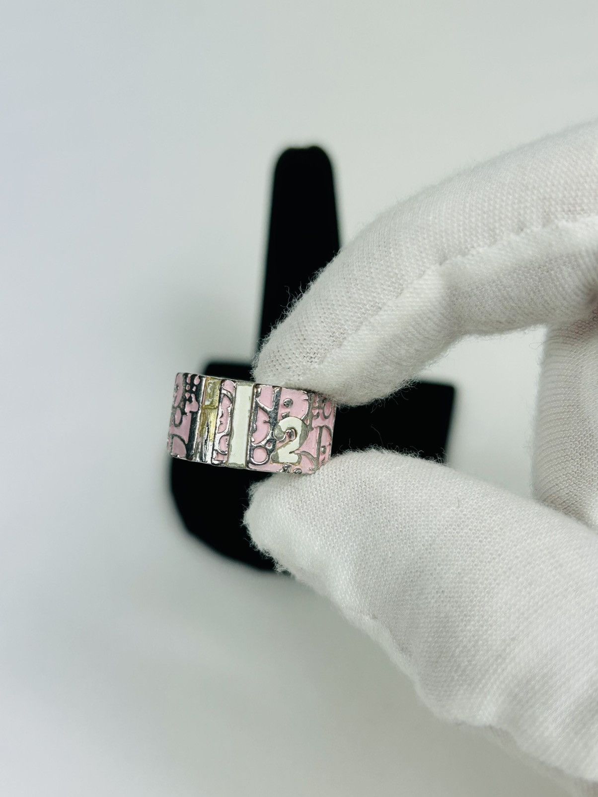 Dior Dior Pink Trotter 2 Ring Size 5 Size ONE SIZE - 4 Thumbnail