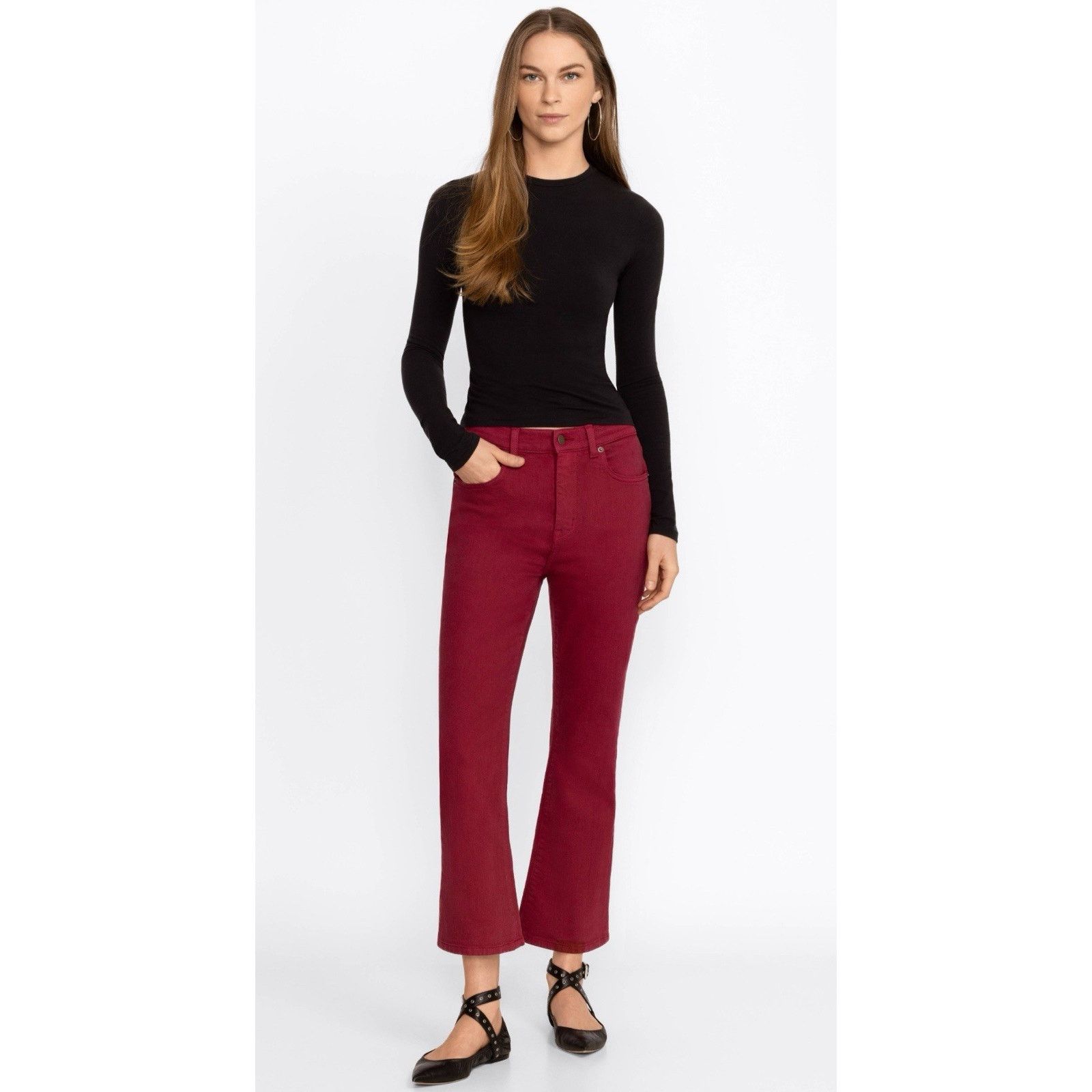 Johnny Was Johnny Was Marseille Baby Boot Jeans Size 32 Cranberry Size 32" / US 10 / IT 46 - 1 Thumbnail