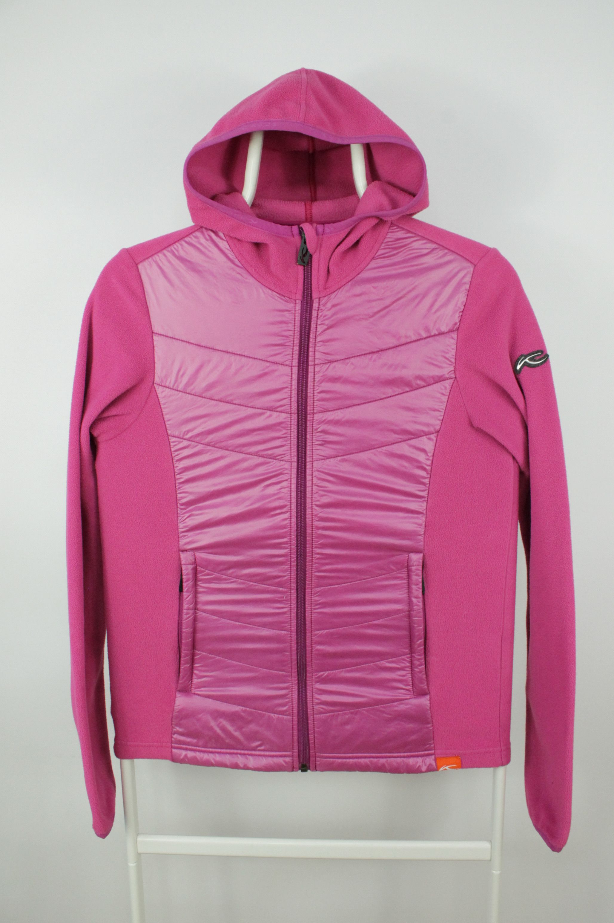 KJUS Kjus Women's Spirit Collection Pink Fleece Hood Jacket Size S / US 4 / IT 40 - 1 Thumbnail