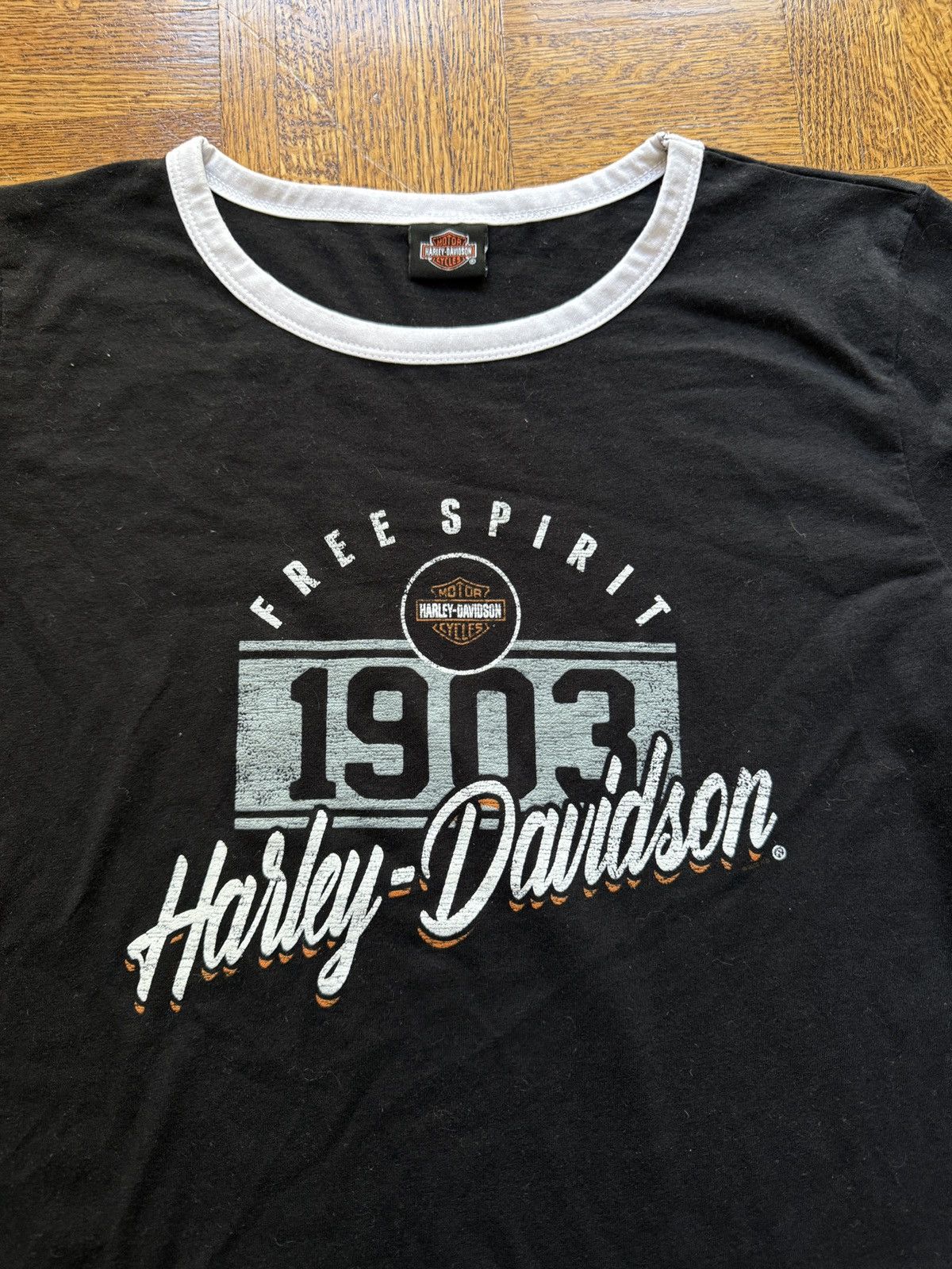 Harley Davidson Harley Davidson Motorcycles Ringer Graphic Tee Size L / US 10 / IT 46 - 3 Thumbnail