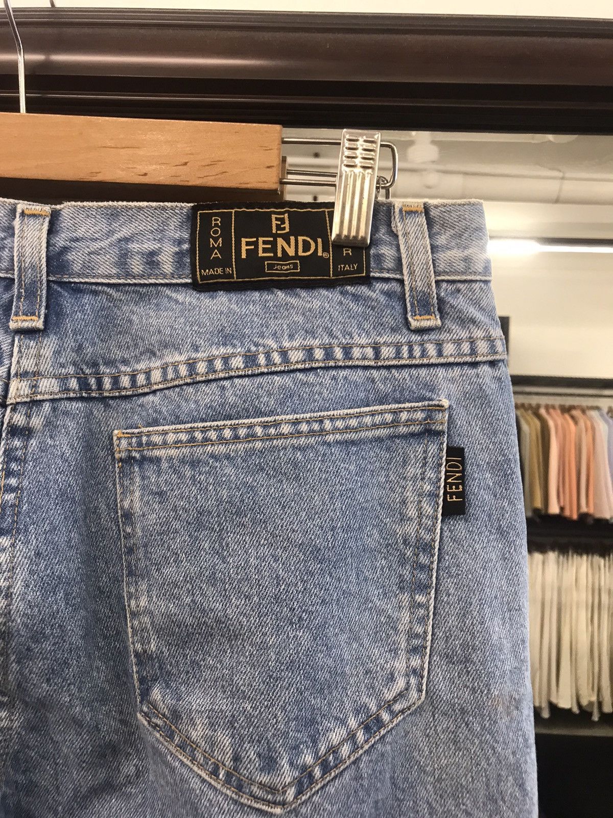 Fendi × Vintage Fendi Denim Jeans Size 30" / US 8 / IT 44 - 9 Thumbnail