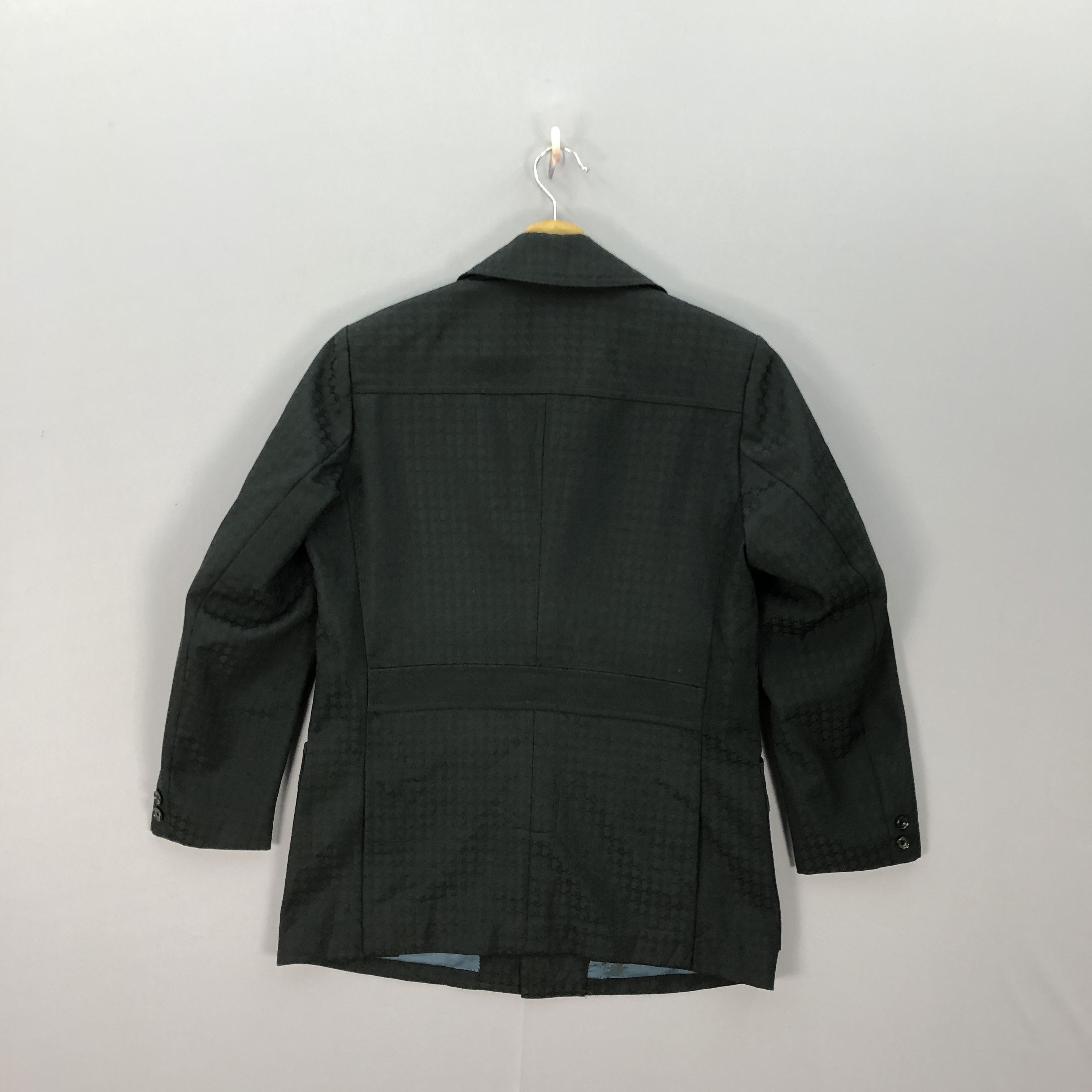 Japanese Brand × Vintage Vintage V5 Japanese Brand Coat Houndstooth Jacket Size US M / EU 48-50 / 2 - 2 Thumbnail