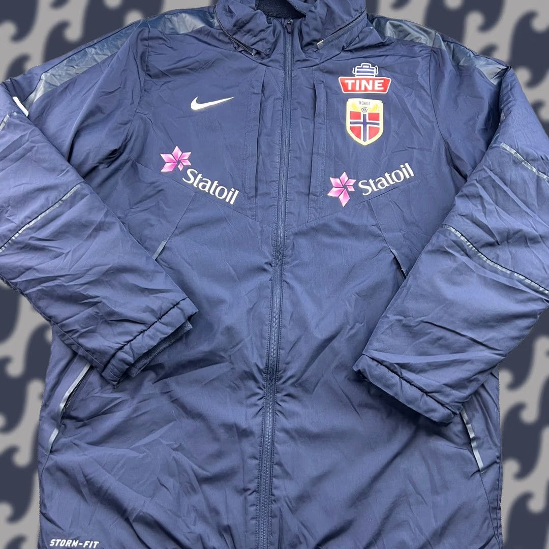 Nike Nike Parka Jacket Mens M Blue Storm-Fit Football Nike 2021 2022 Track Full Zip Regular 80s? Size US M / EU 48-50 / 2 - 1 Thumbnail