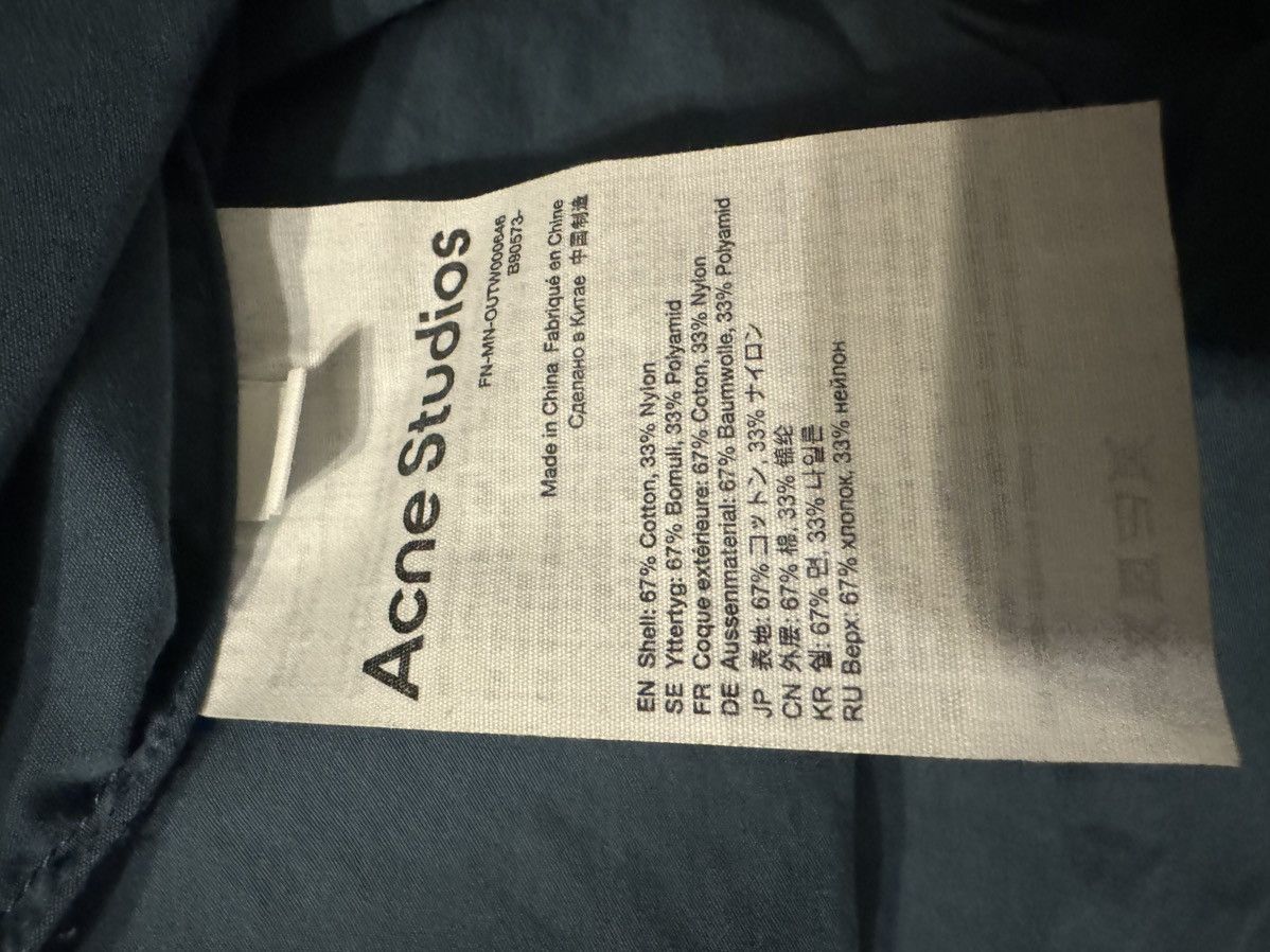 Acne Studios Acne Studios Asymmetric Zip Lightweight Jacket Size US S / EU 44-46 / 1 - 3 Thumbnail