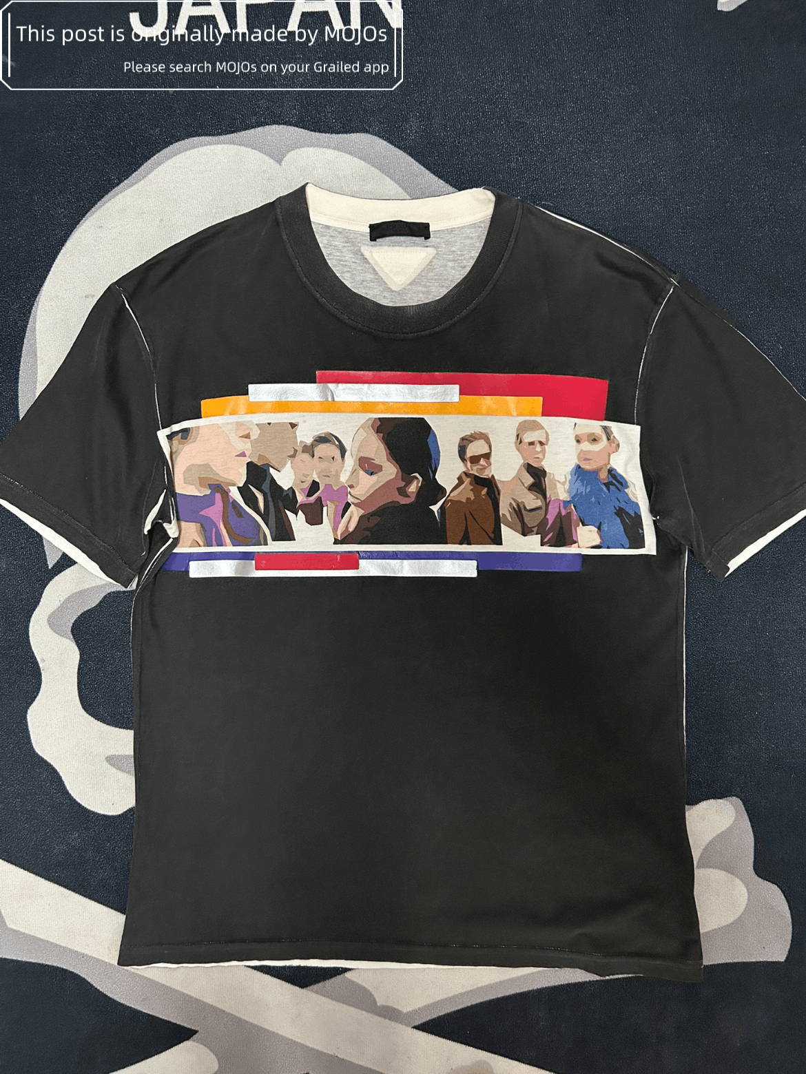 Prada Prada Figure Painting Tee (Black) Size US L / EU 52-54 / 3 - 1 Thumbnail