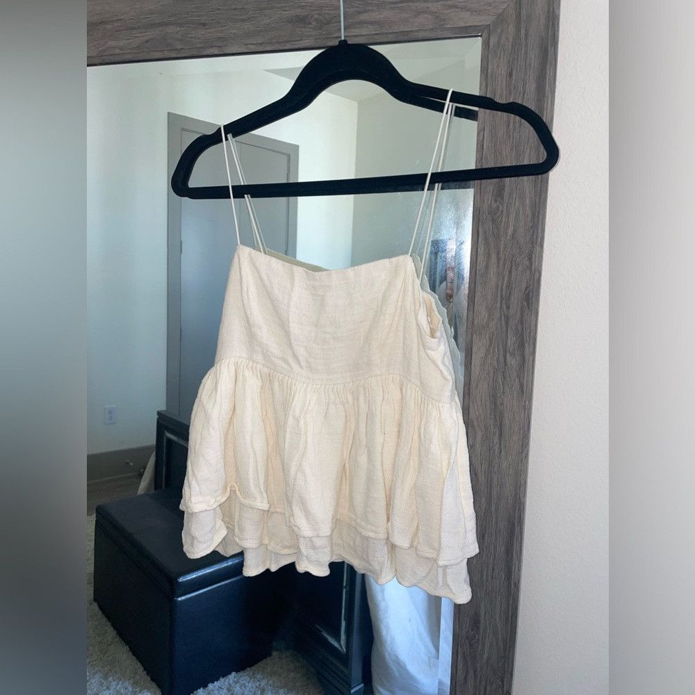 Urban Outfitters Urban outfitters cream tank top Size M / US 6-8 / IT 42-44 - 1 Thumbnail