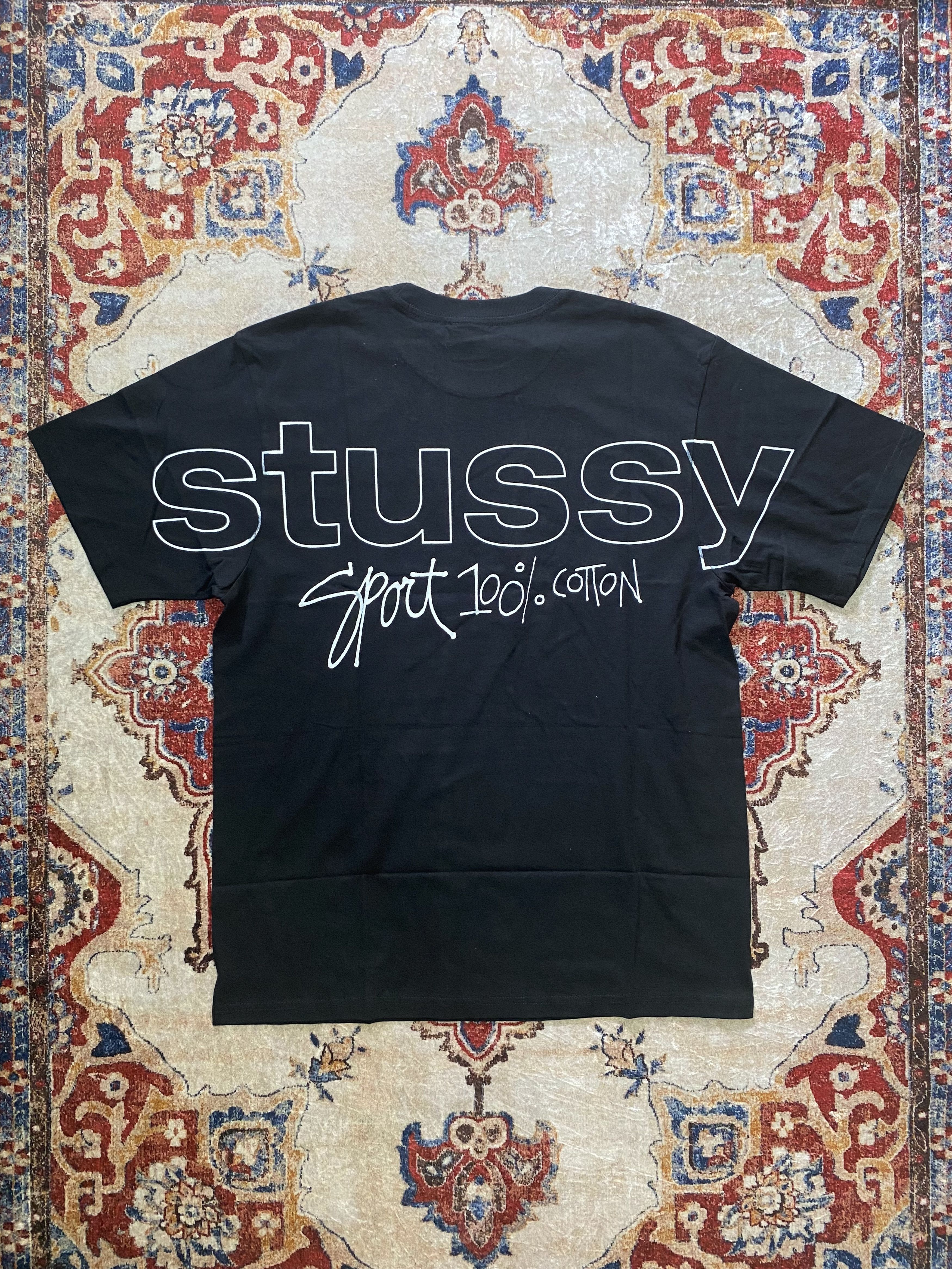 Stussy Stussy Sport 100% Pig. Dyed Tee - Black Size US M / EU 48-50 / 2 - 5 Thumbnail