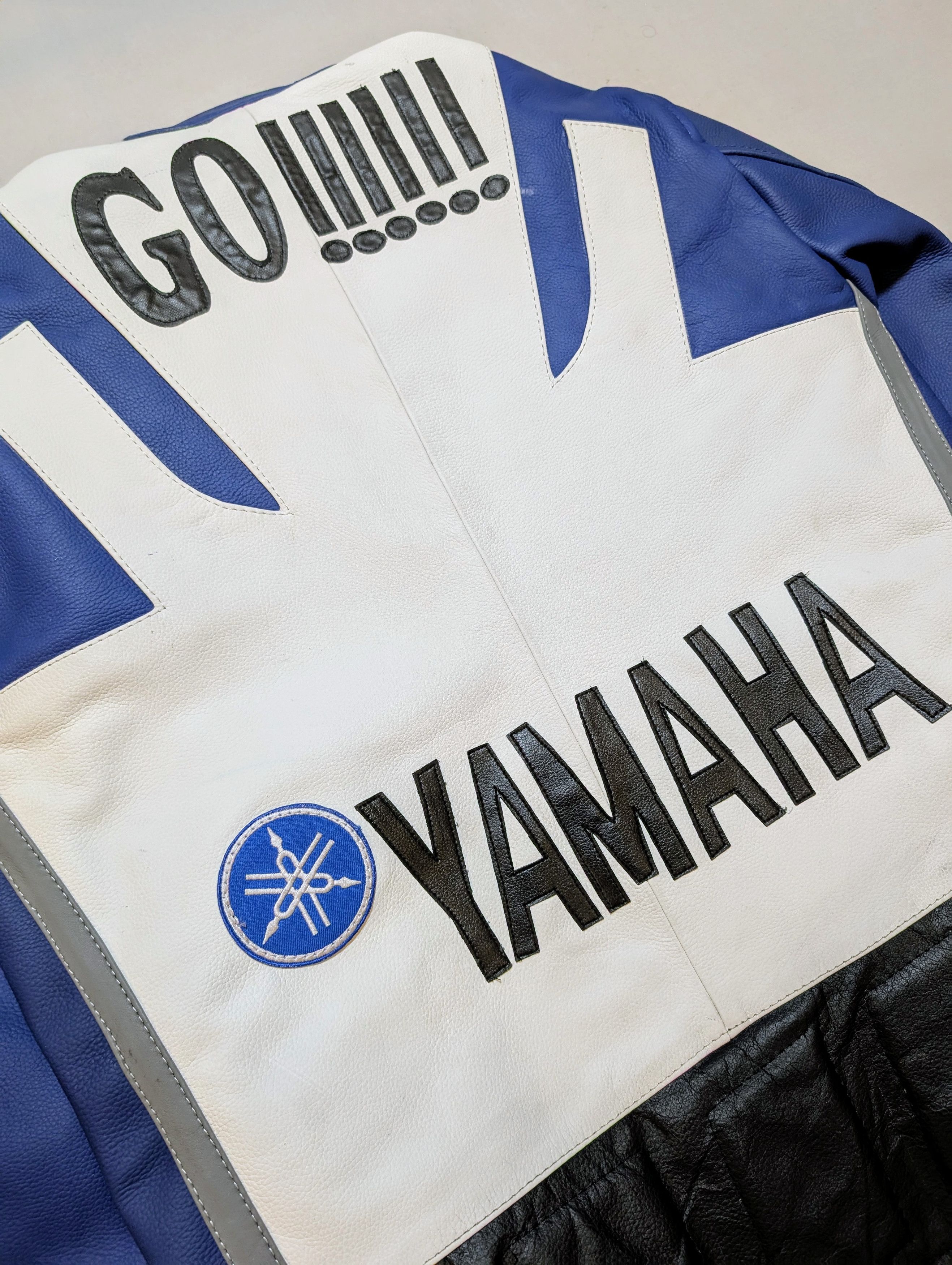 Other 💥 YAMAHA 🔥 LEATHER JACKET Motorcycle Jacket Size L / US 10 / IT 46 - 6 Thumbnail