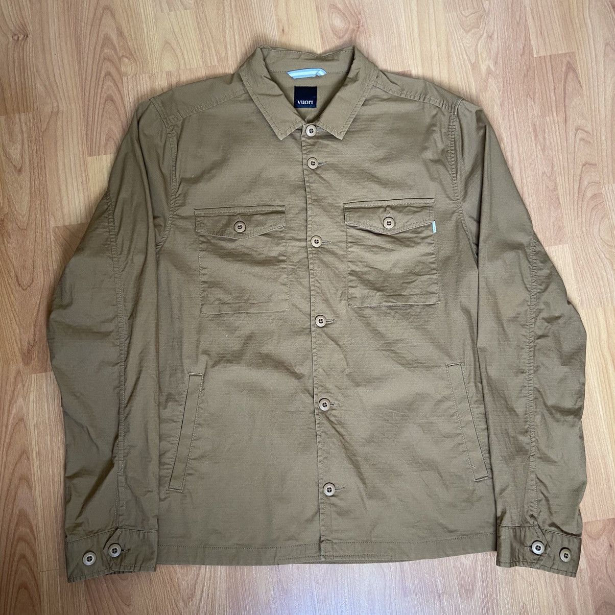 Vuori Vuori Ripstop Wheat Button Up Jacket Men’s XL Size US XL / EU 56 / 4 - 3 Thumbnail