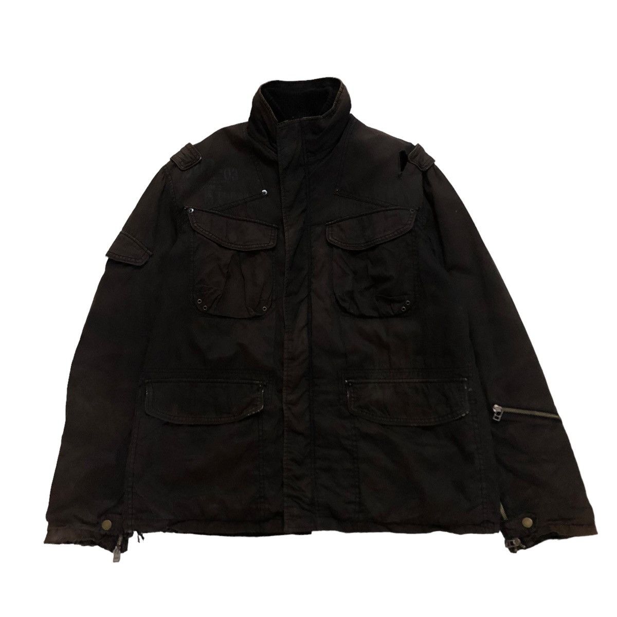 Avirex 🔥VINTAGE BIKER JACKET AVIREX BONDAGE CARGO POCKETS 4D Size US L / EU 52-54 / 3 - 1 Thumbnail