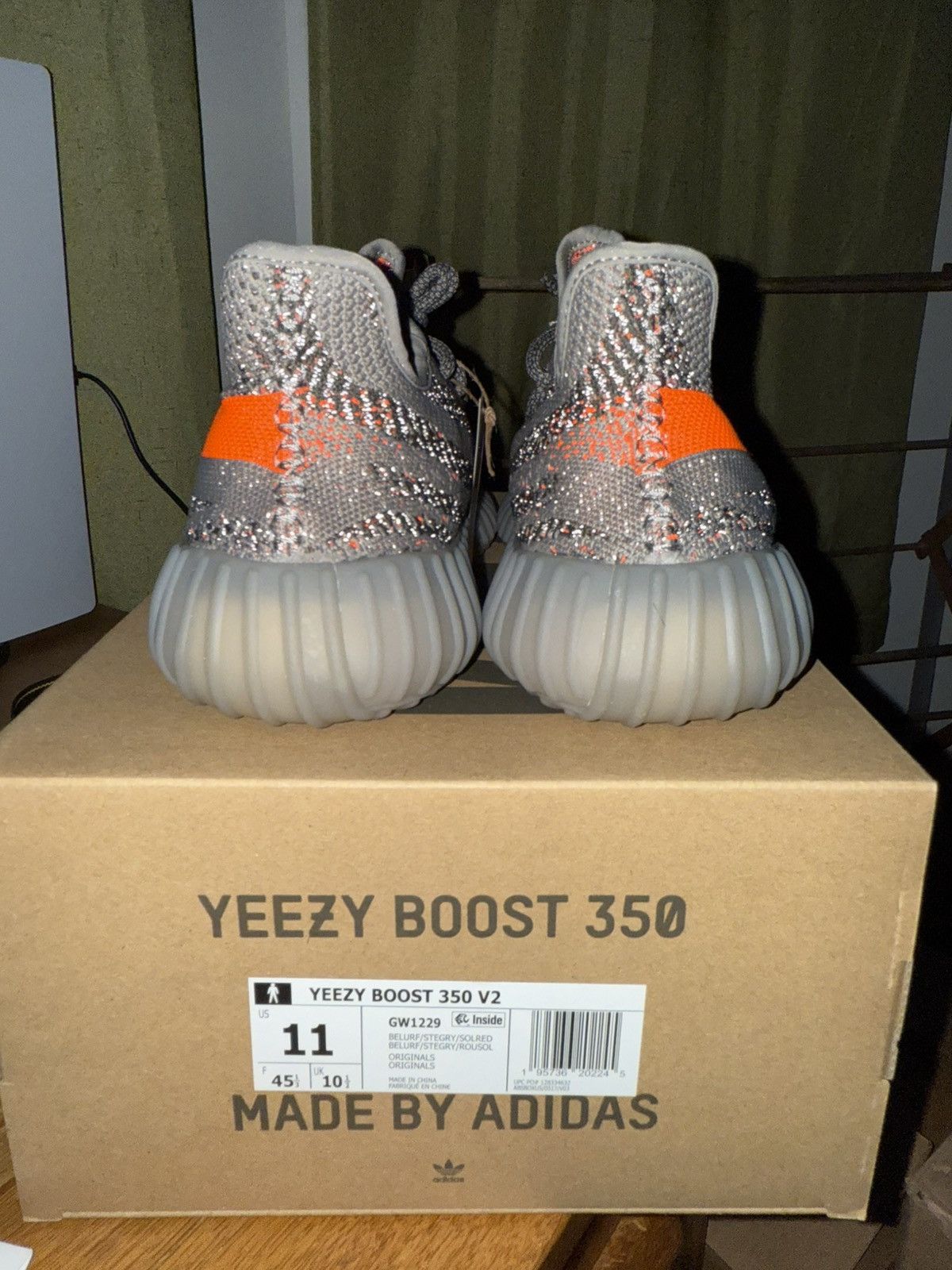 Adidas × Yeezy Adidas Yeezy Boost 350 V2 Beluga Reflective (DS) Size US 11 / EU 44 - 6 Thumbnail