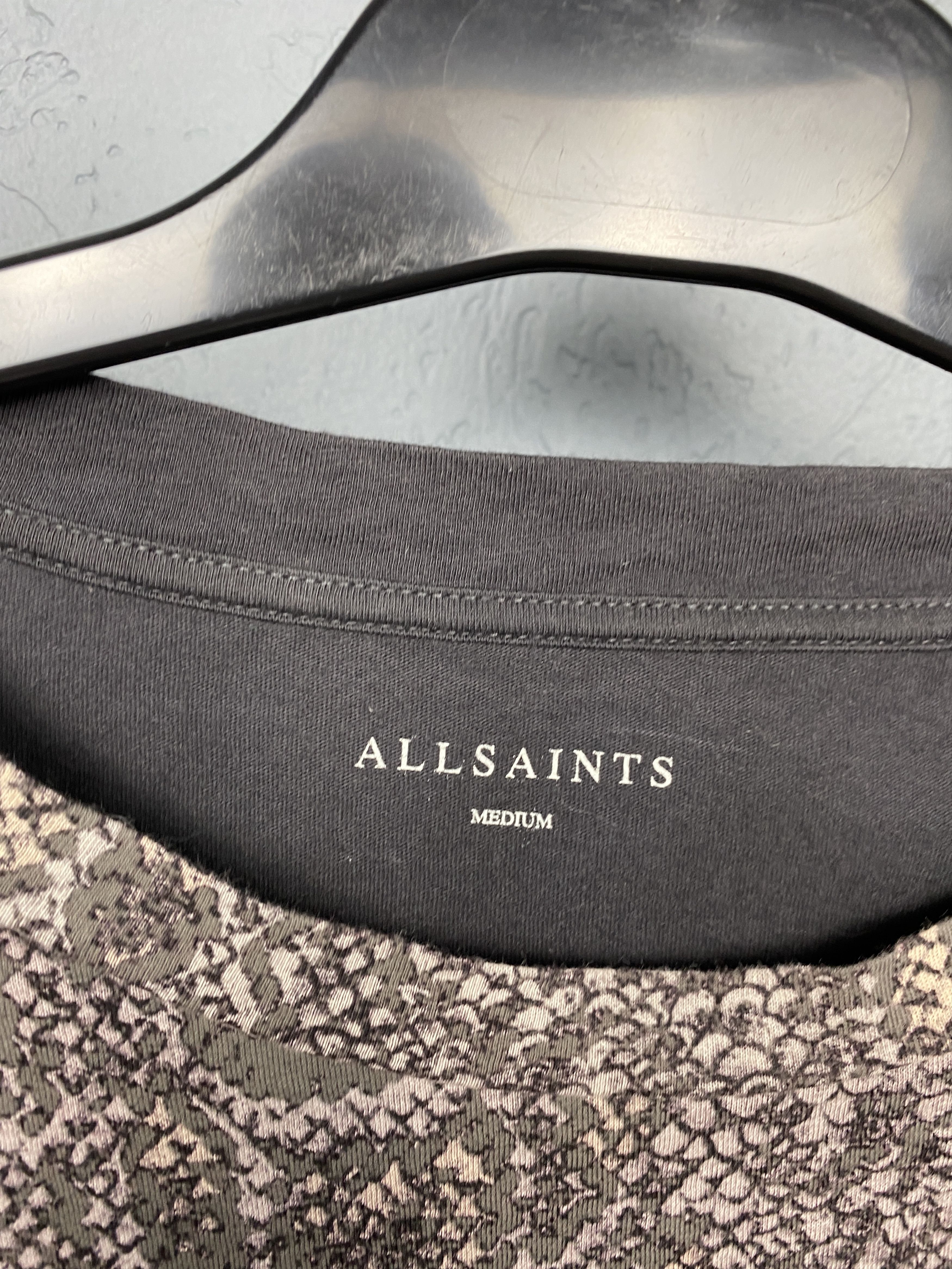 Allsaints Allsaints Womens KAA Wave Long Sleeve T-Shirt Size M / US 6-8 / IT 42-44 - 3 Thumbnail