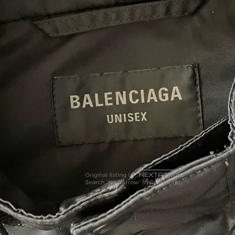 Balenciaga Balenciaga Yellow Tape Letter Logo Windbreaker Jacket Size US M / EU 48-50 / 2 - 3 Thumbnail