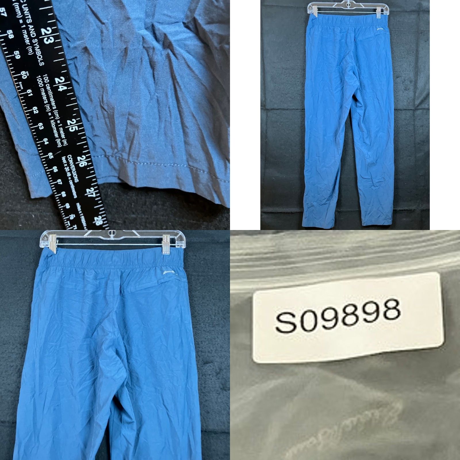 Eddie Bauer Eddie Bauer Womens Pants Navy Pull On Mid Rise Straight Leg Stretch Small Pants Women Regular Size S Inseam 27 in Size 28" / US 6 / IT 42 - 8 Thumbnail