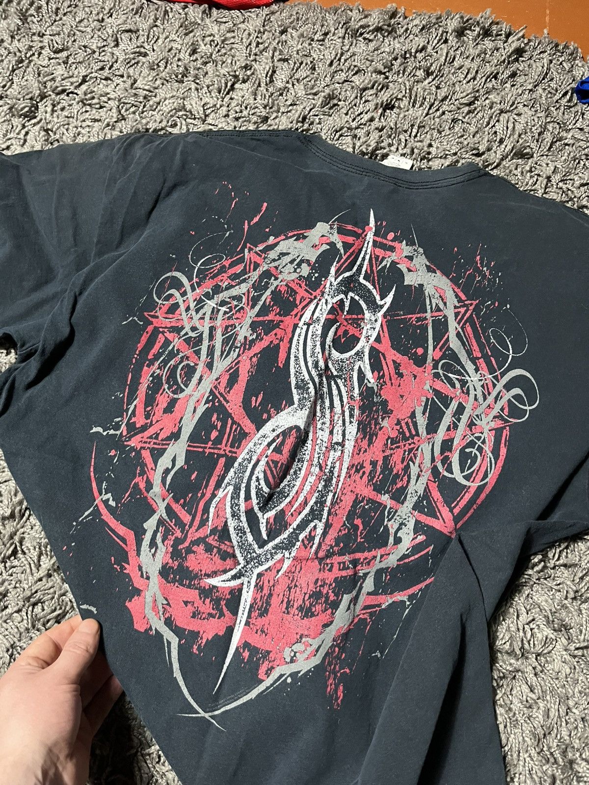 Slipknot SLIPKNOT VINTAGE Y2K COTTON ROCK DOUBLE PRINTED TEE Size US XL / EU 56 / 4 - 4 Thumbnail