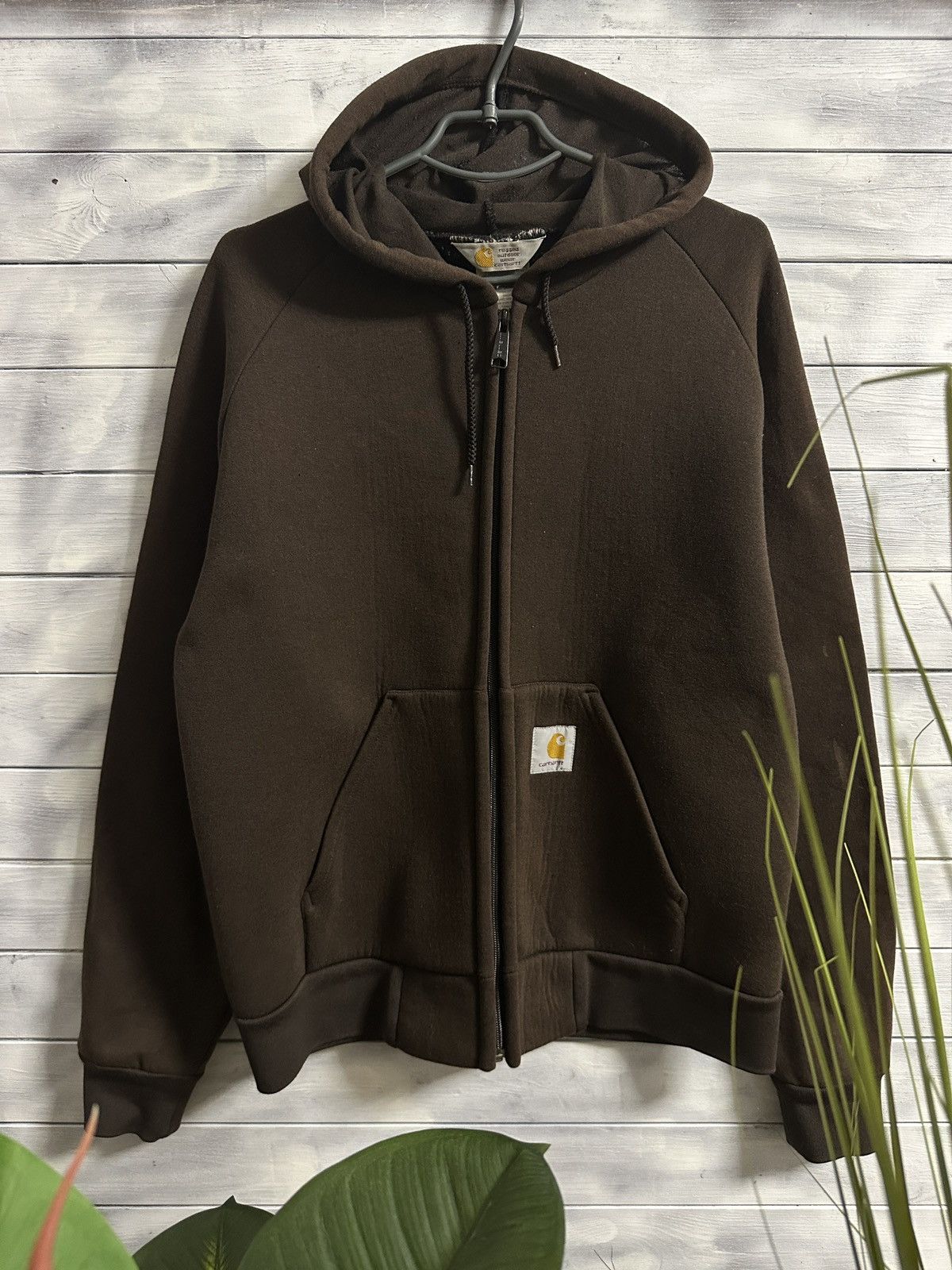 Carhartt Rare Vintage Brown Zip Hoodie Carhartt 90’s Small Logo Size US M / EU 48-50 / 2 - 1 Thumbnail