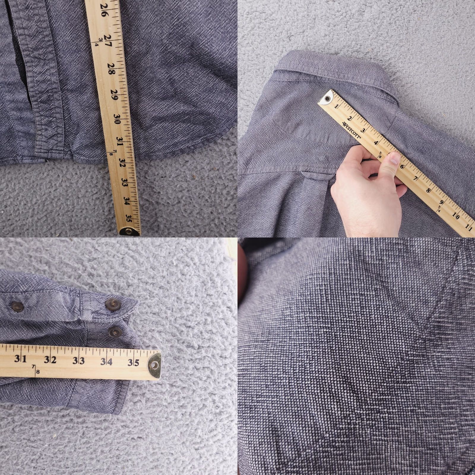 Vintage Northwest Territory Shirt Mens XL Blue Long Sleeve Flannel Work Button-Up Size US XL / EU 56 / 4 - 8 Thumbnail