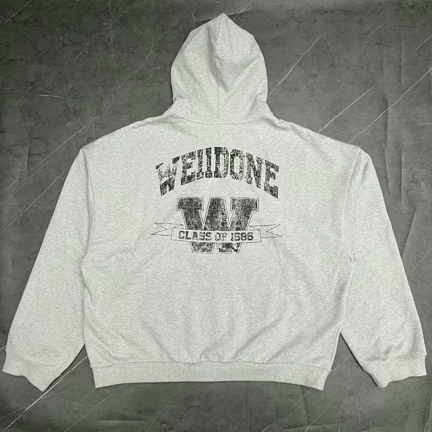 WE11DONE WE11DONE Zip-Up Hoodie in Gray XL Size US XL / EU 56 / 4 - 1 Thumbnail