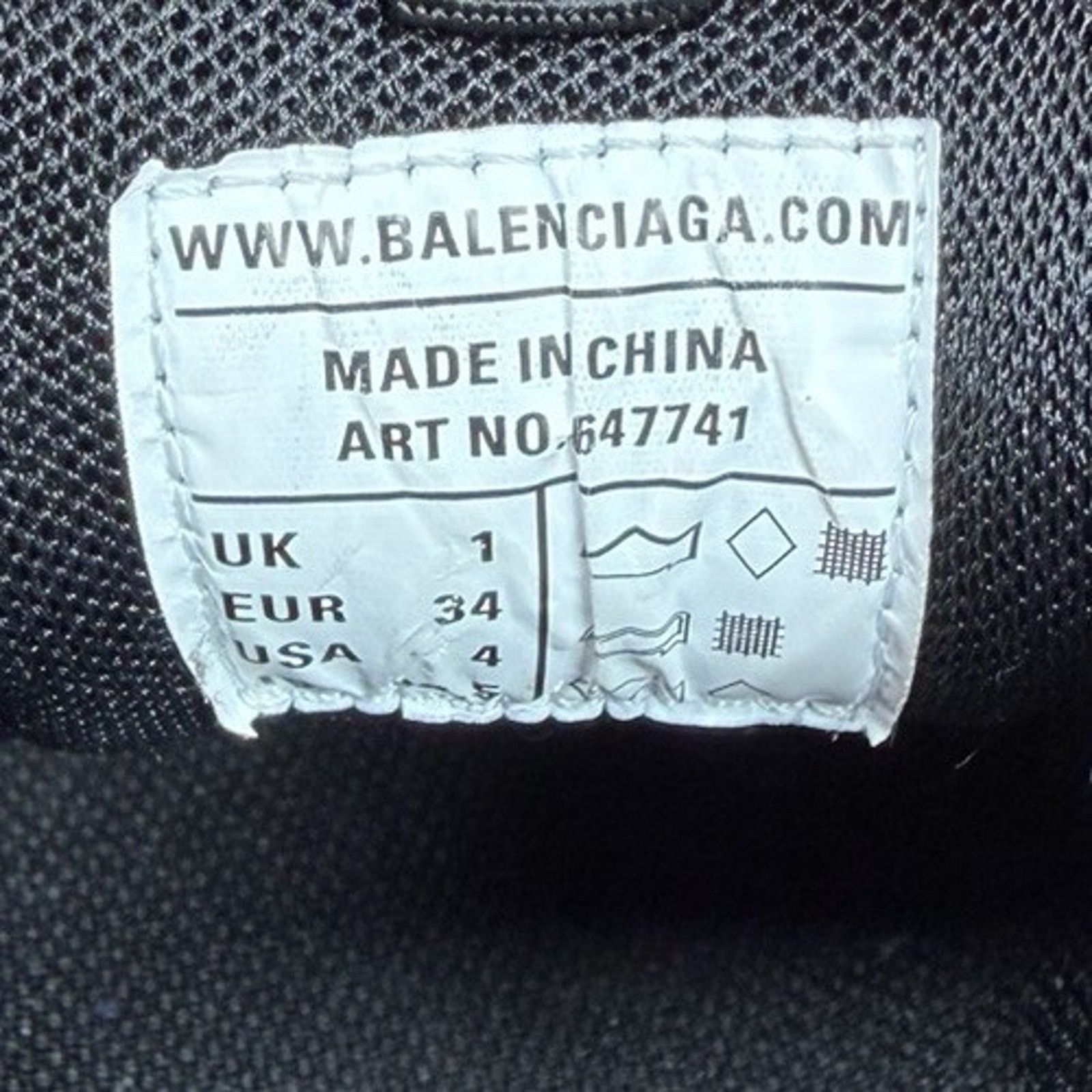Balenciaga Size 34EU/4W - Balenciaga Track Clear Sole NEW Size US 4 / IT 34 - 9 Thumbnail