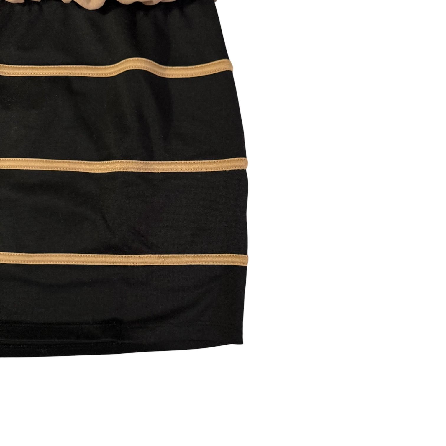 Other Mystic Women’s Black and Tan Mini Dress – Large Size L / US 10 / IT 46 - 3 Thumbnail