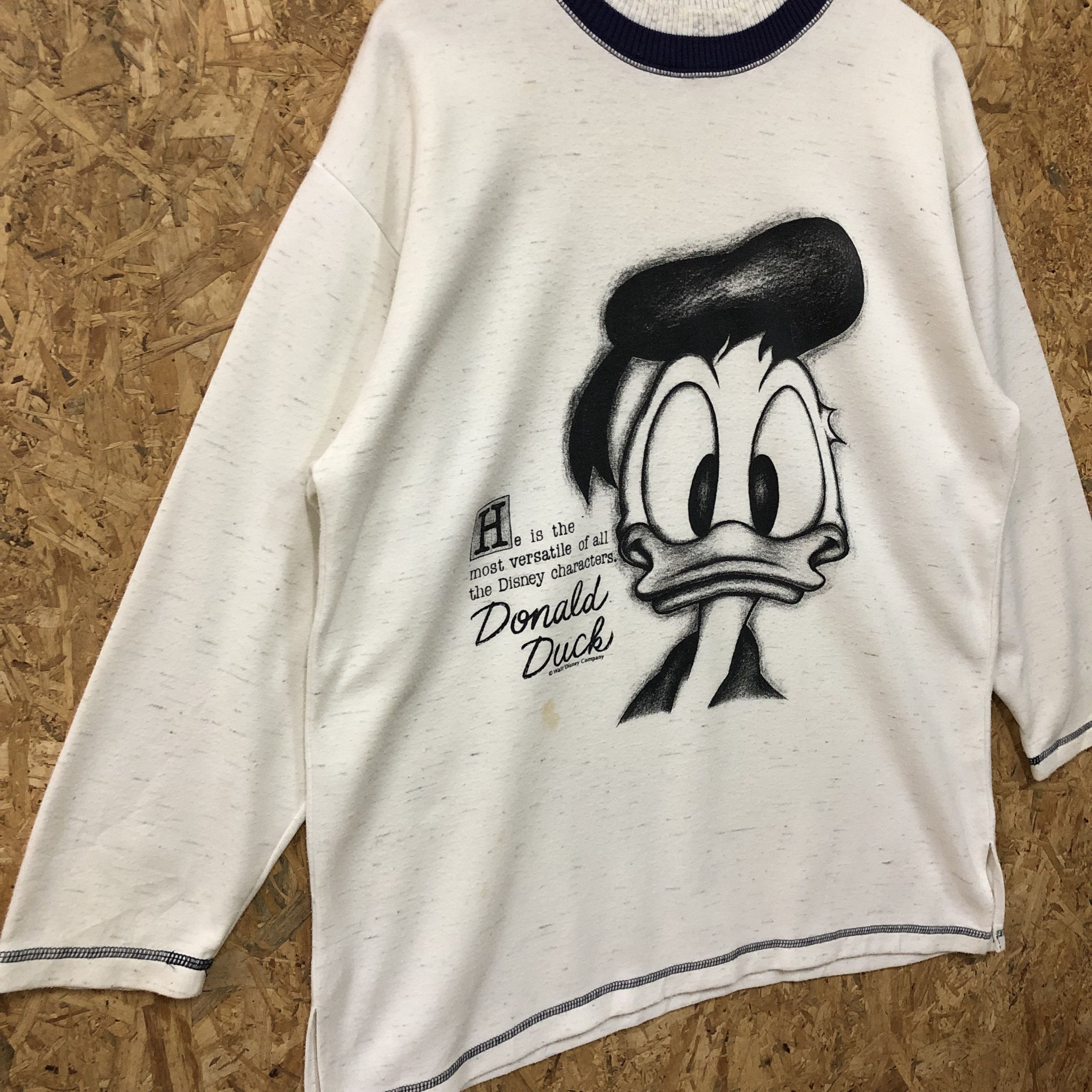 Disney Vintage Donald Duck Walt Disney Sweatshirt Size US L / EU 52-54 / 3 - 3 Thumbnail
