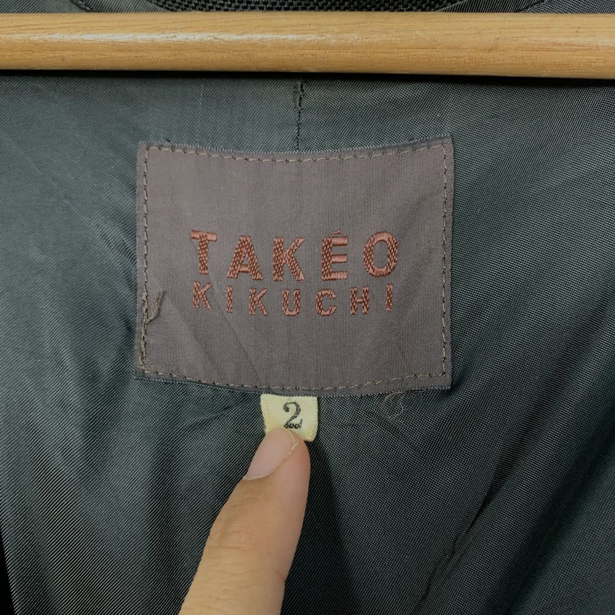 Takeo Kikuchi Takeo Kikuchi Hooded Wool Black Long Jacket Size US S / EU 44-46 / 1 - 16 Thumbnail