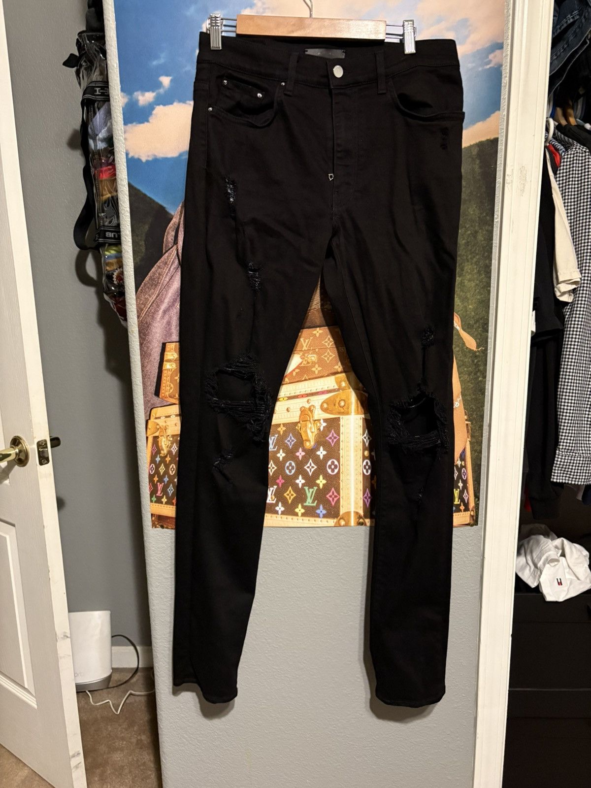 Amiri Amiri Black Jeans Size US 34 / EU 50 - 1 Thumbnail