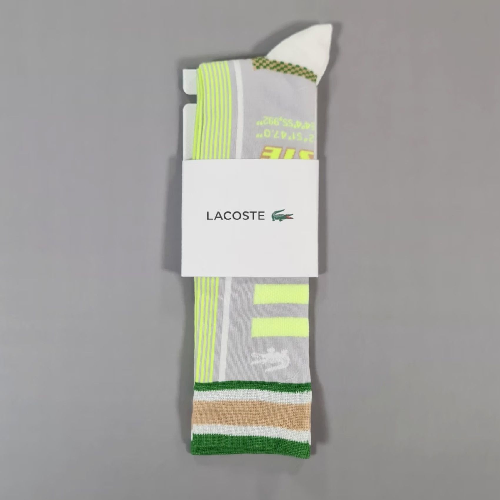 Lacoste VINTAGE Lacoste Womens Compression Socks Green 1.5 -4.5 UK French Made RA9422 Size ONE SIZE - 2 Thumbnail