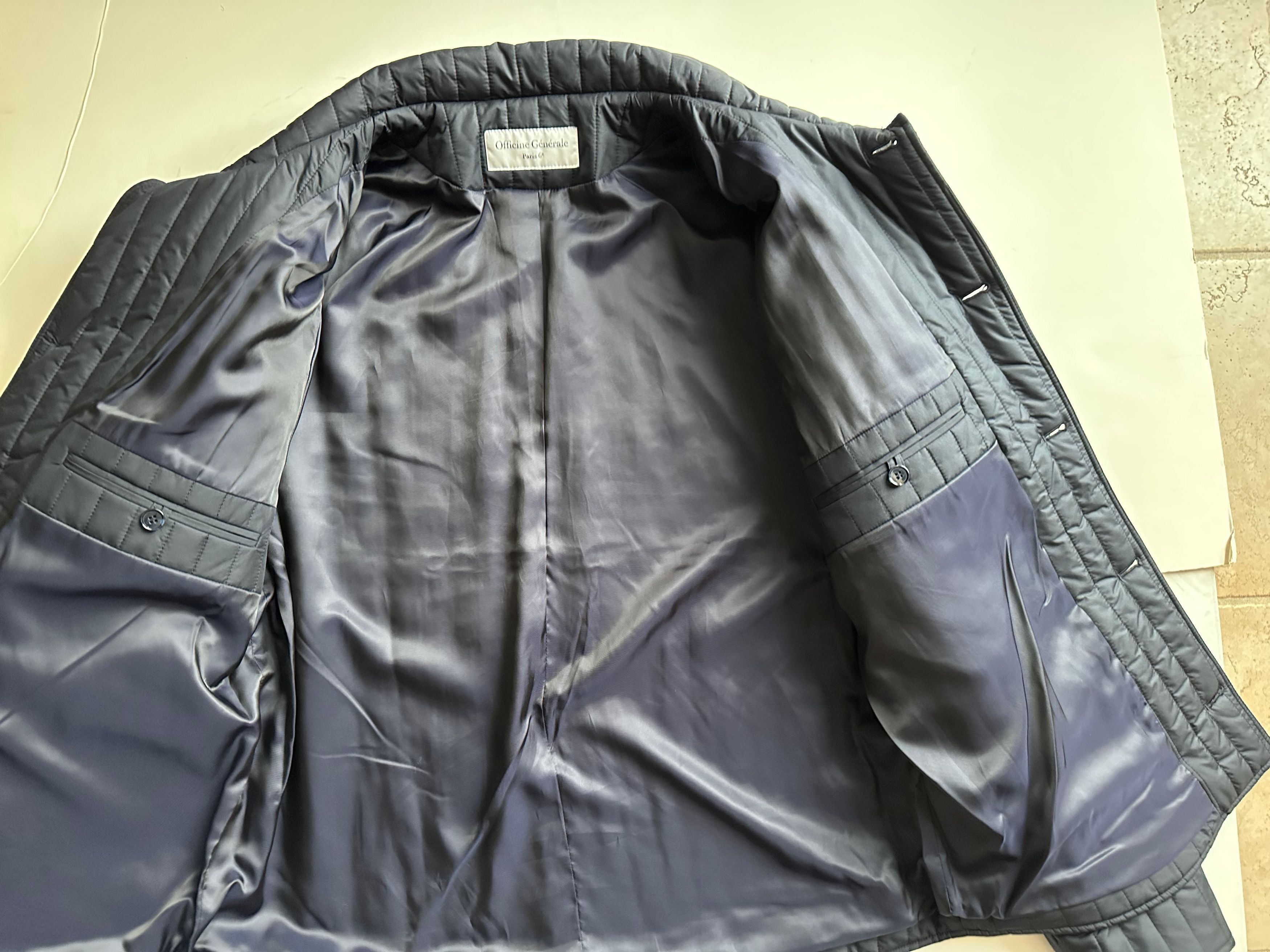 Officine Generale Officine Generale Theo Overshirt - Black - XXL Size US XXL / EU 58 / 5 - 4 Thumbnail
