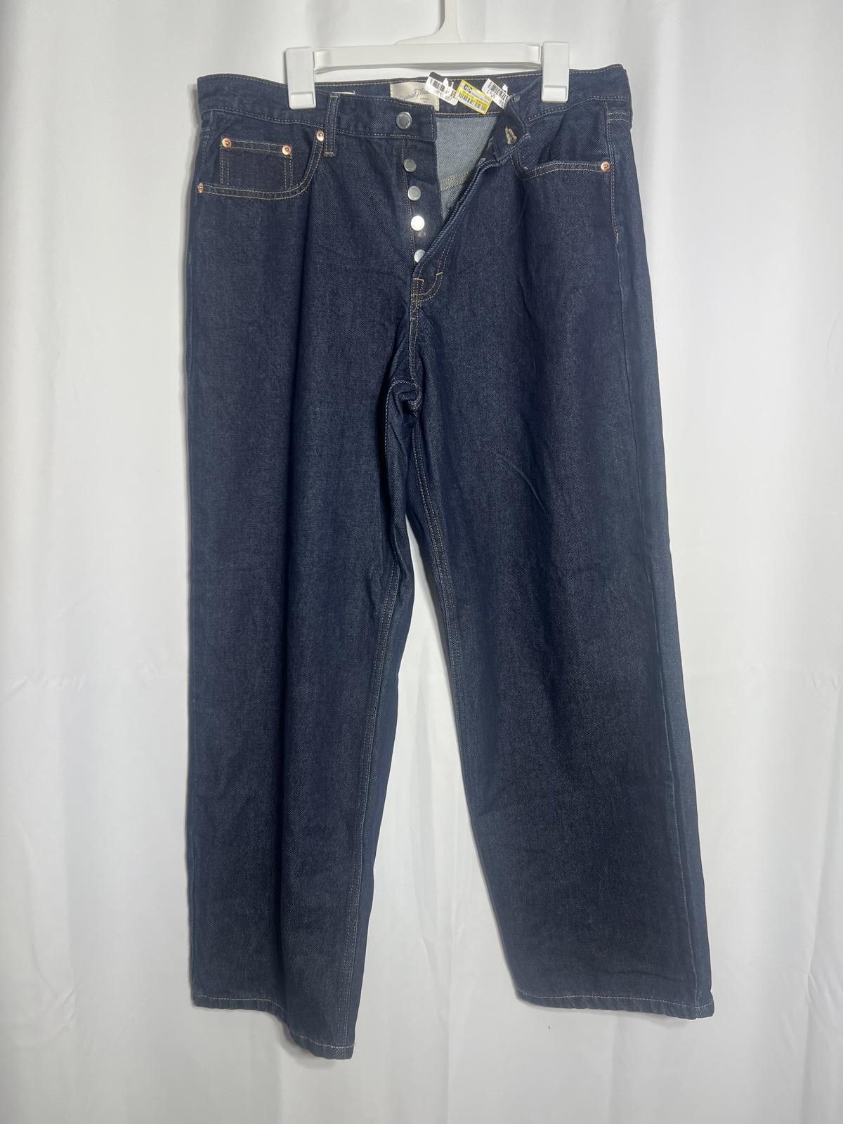 Other 12R Universal Thread Dark Blue Denim Jeans with Button Fly Size US 32 / EU 48 - 1 Thumbnail