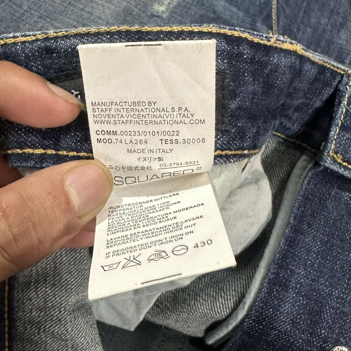 Dsquared2 Dsquared2 Italy Distressed Denim Mod 74 LA 264 - Size 36 Size US 36 / EU 52 - 11 Thumbnail