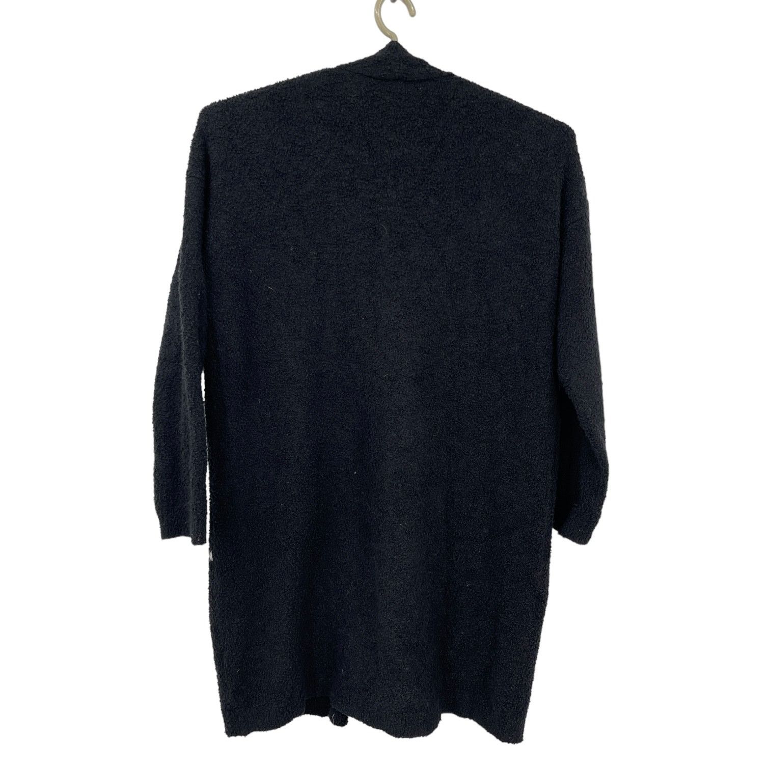 Eileen Fisher Eileen Fisher Cotton Boucle Long Cardigan Black XS/Small Size S / US 4 / IT 40 - 6 Thumbnail