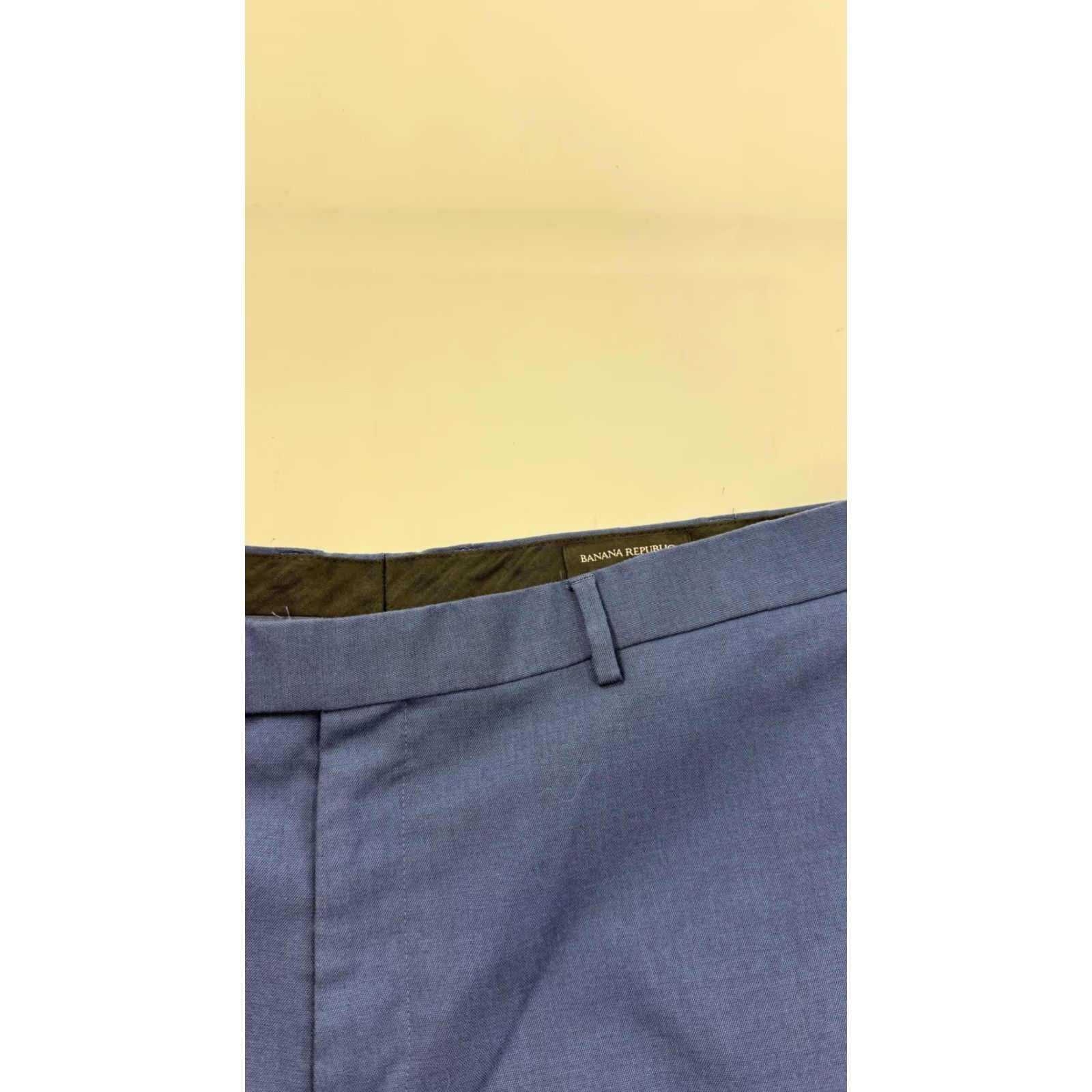 Banana Republic Banana Republic Pants Mens 38x32 Blue Slim Fit Dress Slacks Stretch Flat Front Size US 38 / EU 54 - 2 Thumbnail