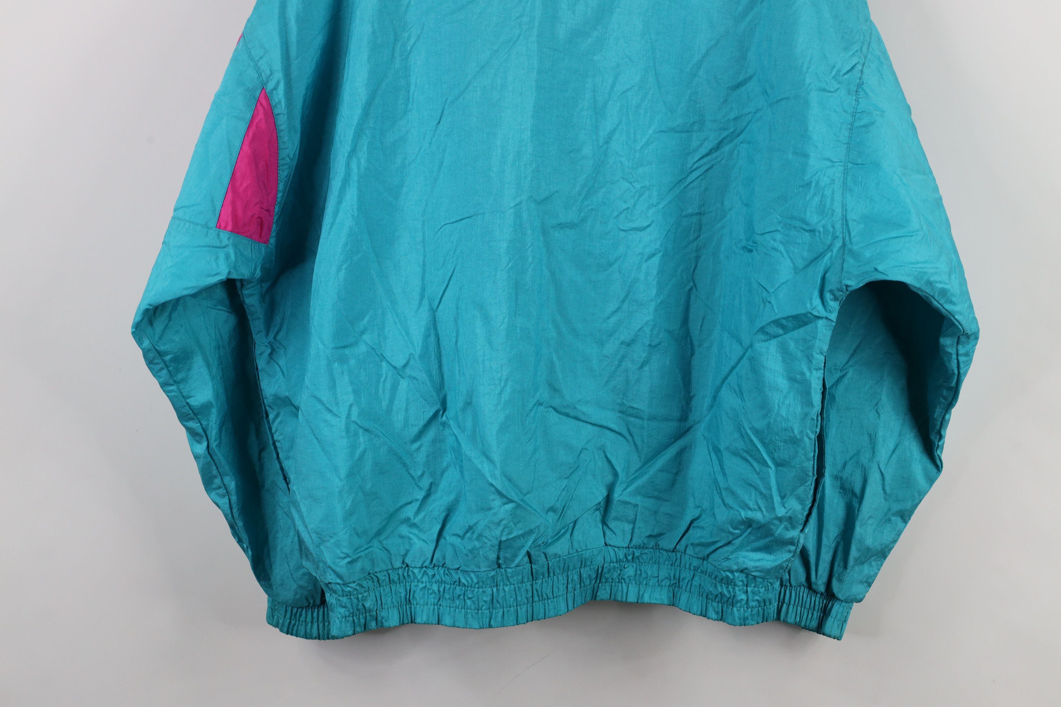 Vintage Vintage 90s Streetwear Lined Full Zip Windbreaker Jacket Size L / US 10 / IT 46 - 14 Thumbnail